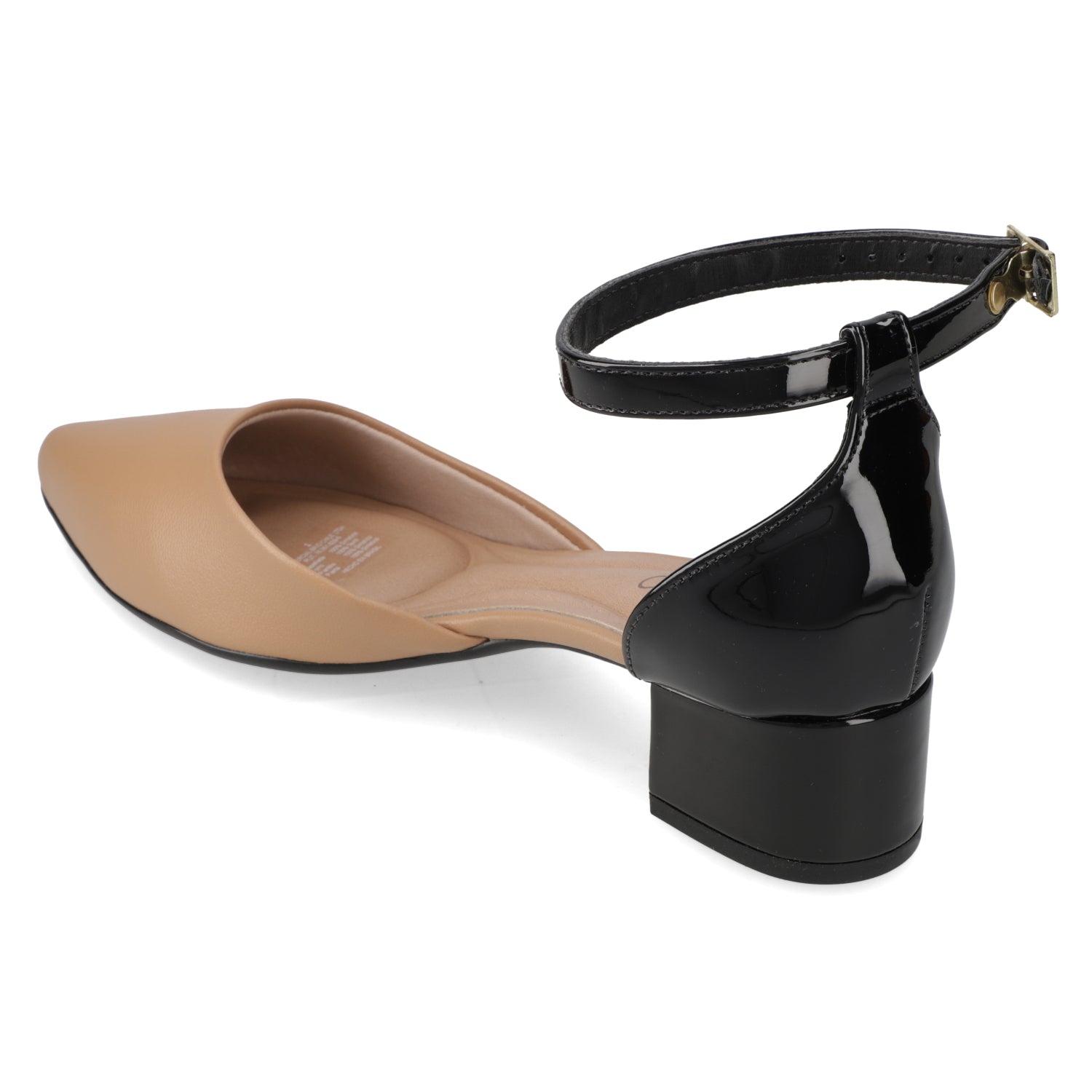 Taco Ancho Eco Cuero 34 / Beige