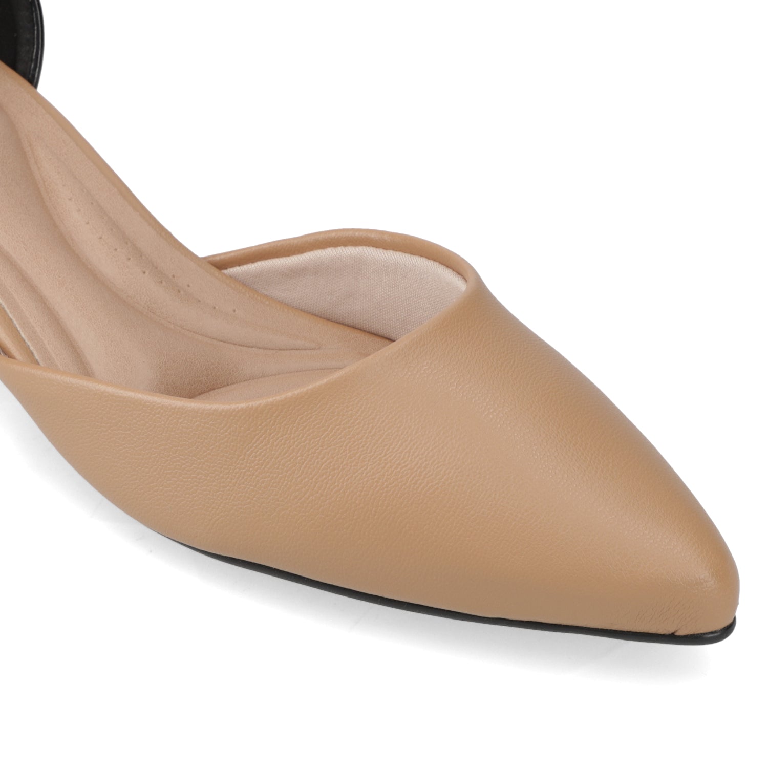 Taco Ancho Eco Cuero 34 / Beige