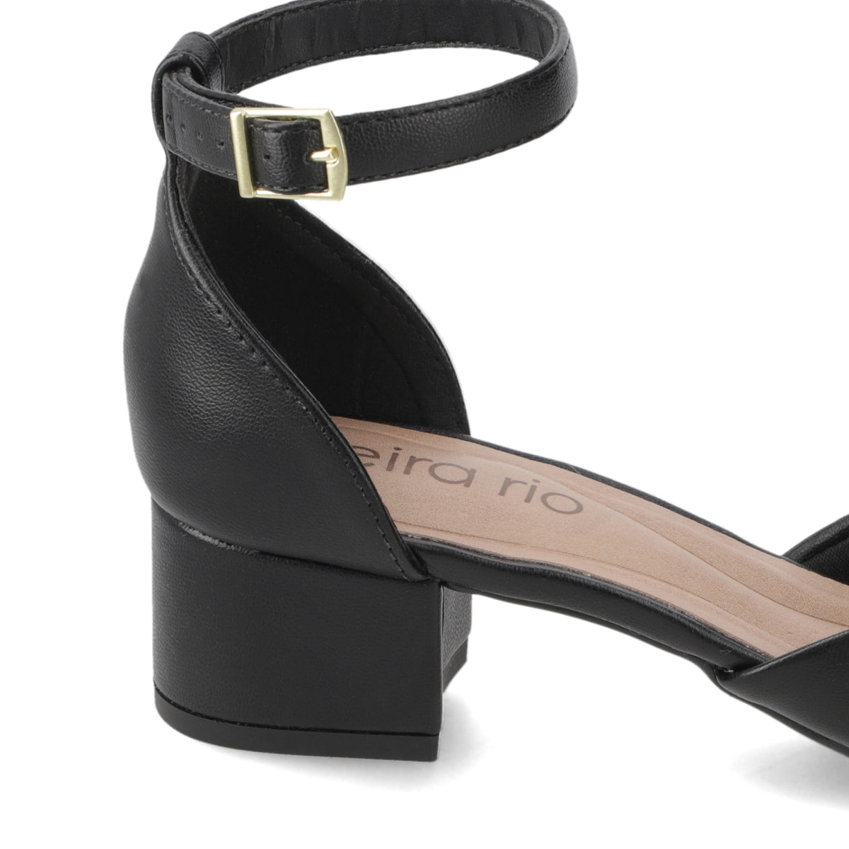 Taco Ancho Negro Beira Rio 35 / Negro