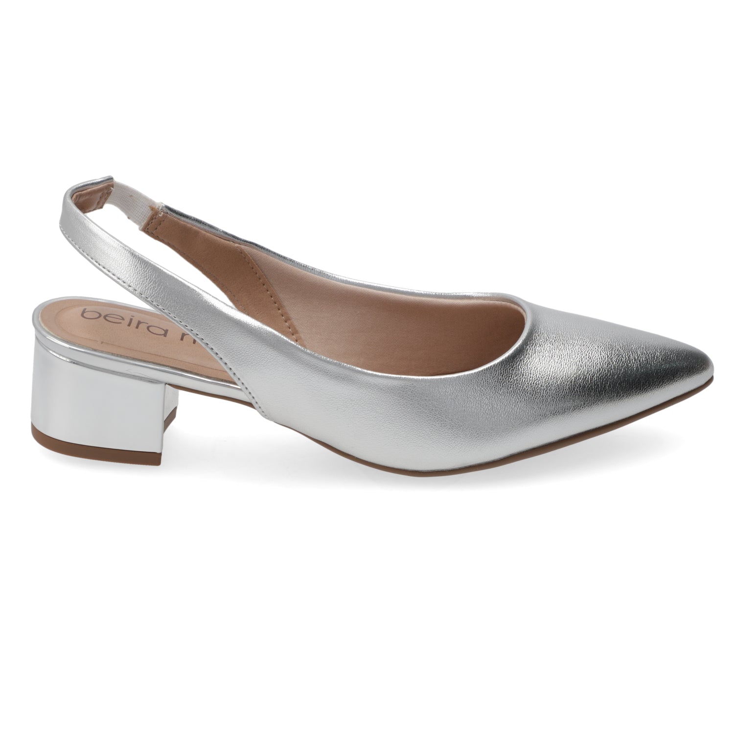 Taco Ancho Plateado Beira Rio