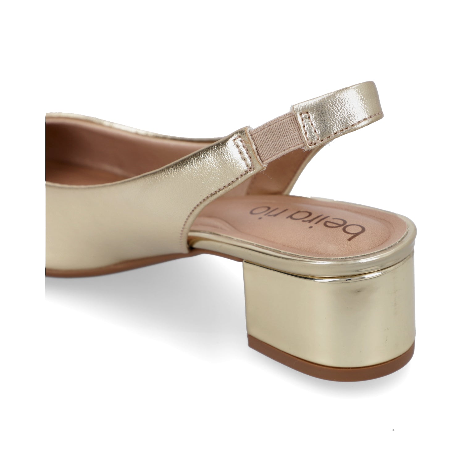 Zapato Taco Cuadrado Metalizado 4182-220-14862-66