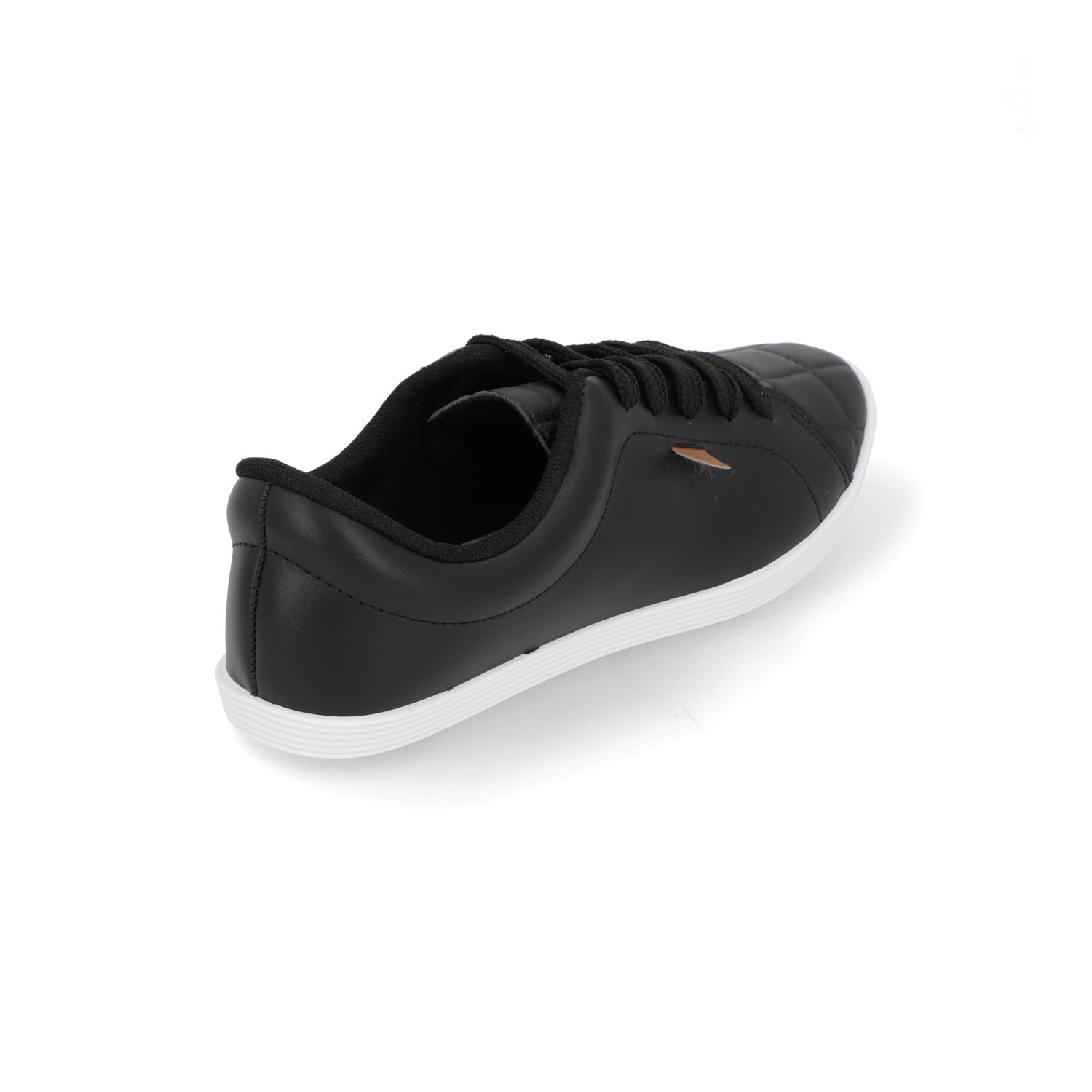 Zapatilla Casual Eco Cuero Negra 4205-123-23711-15745