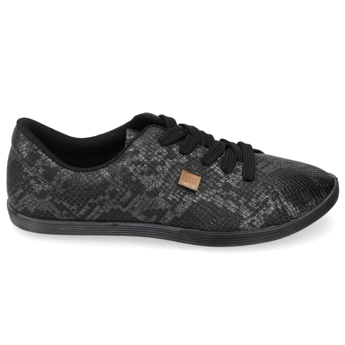 Zapatilla Casual Snake Beira Rio Negra