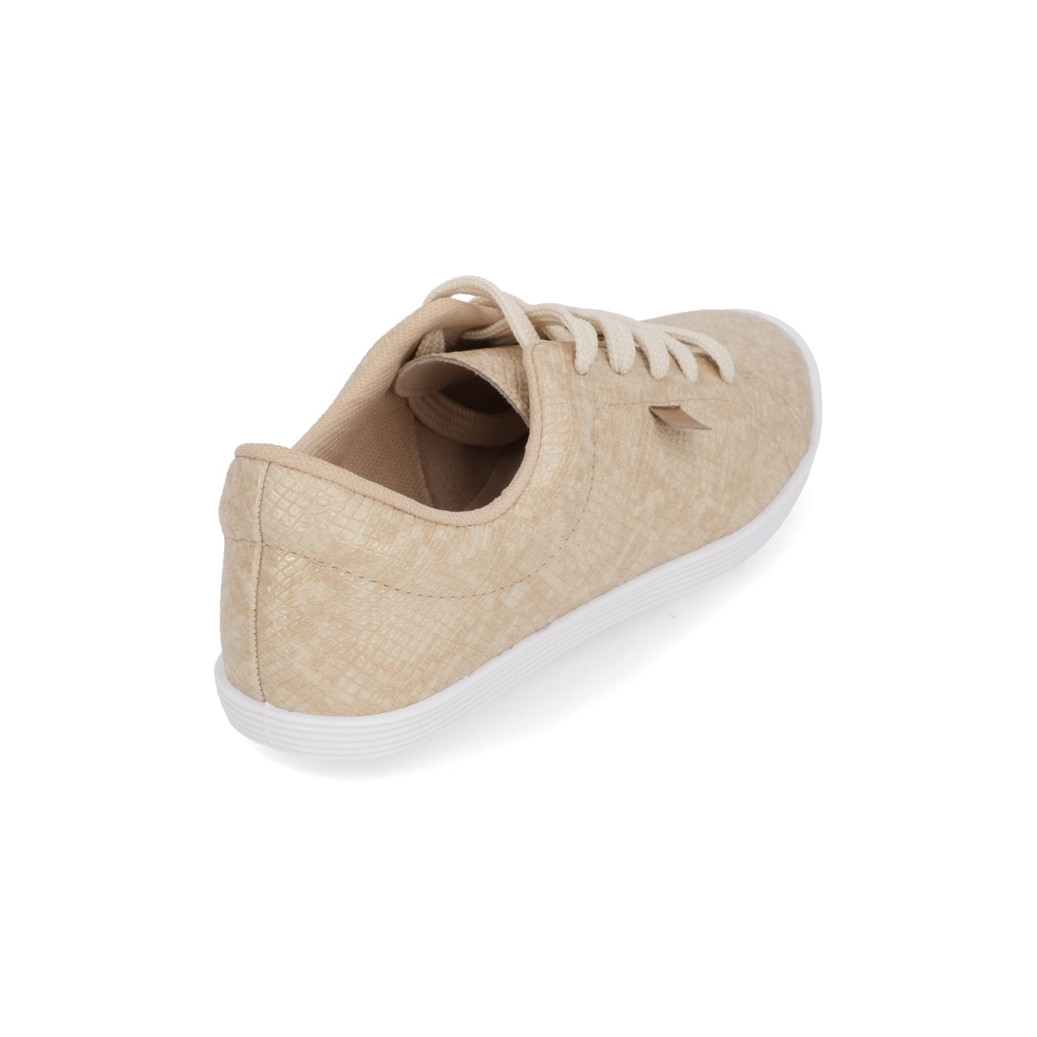 Zapatilla Casual Eco Cuero Snake Beige 4205-123-28139-85497