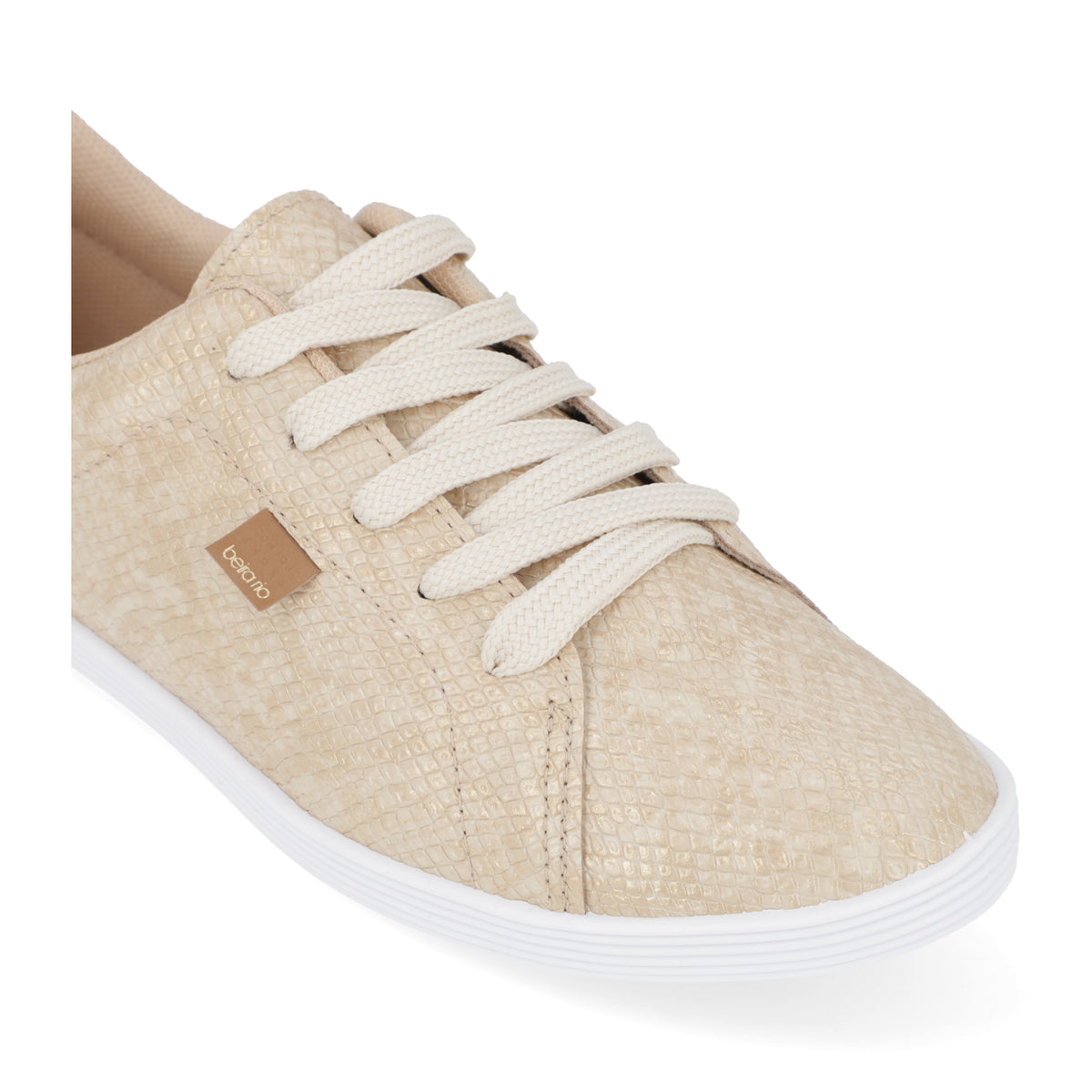 Zapatilla Casual Eco Cuero Snake Beige 4205-123-28139-85497