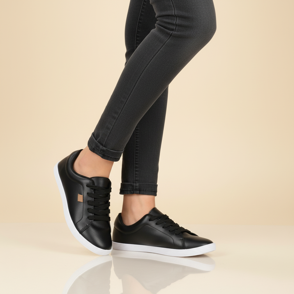 Zapatilla Casual Negro Beira Rio 35 / Negro