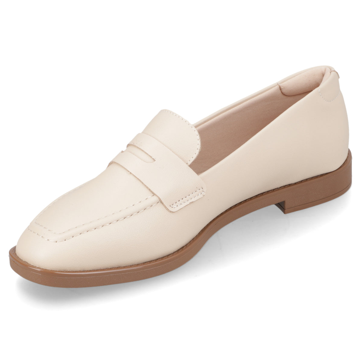 Mocasin Crema Beira Rio 35 / Crema