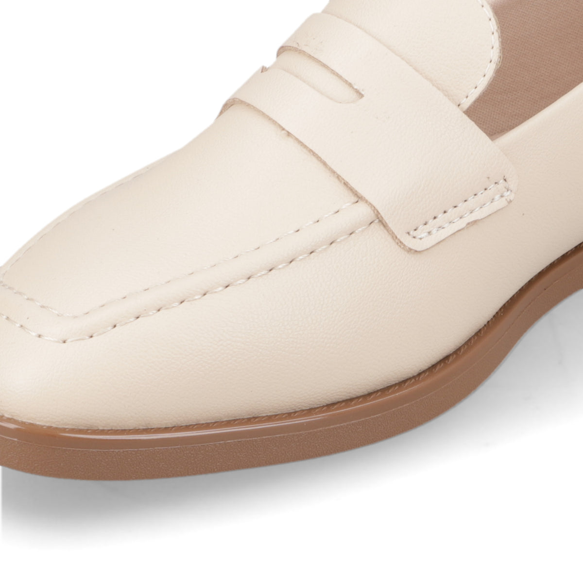 Mocasin Crema Beira Rio 35 / Crema