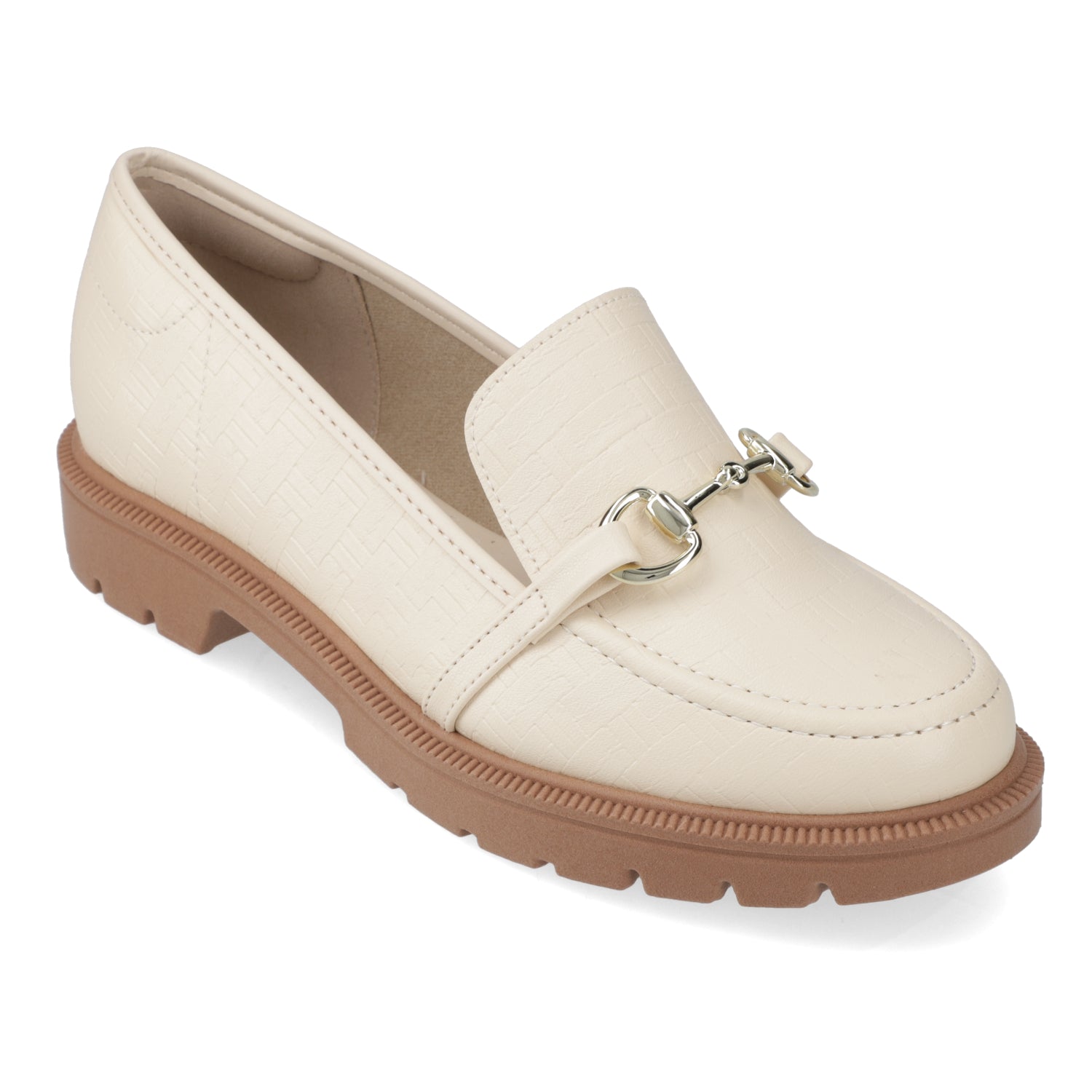 Mocasin Crema Beira Rio 35 / Crema