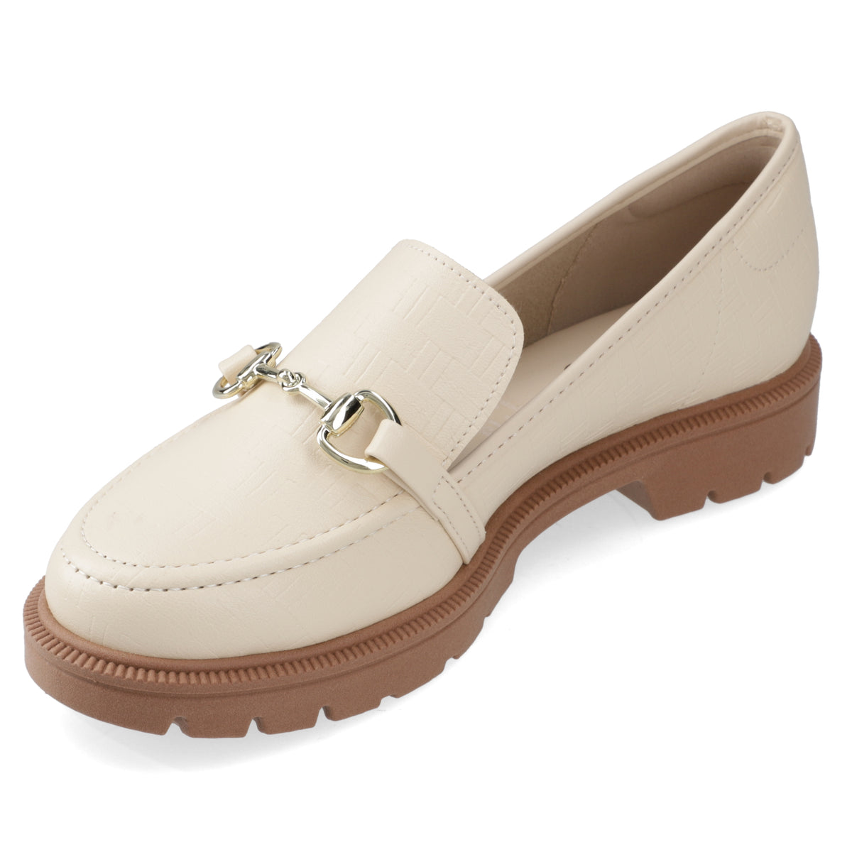 Mocasin Crema Beira Rio 35 / Crema