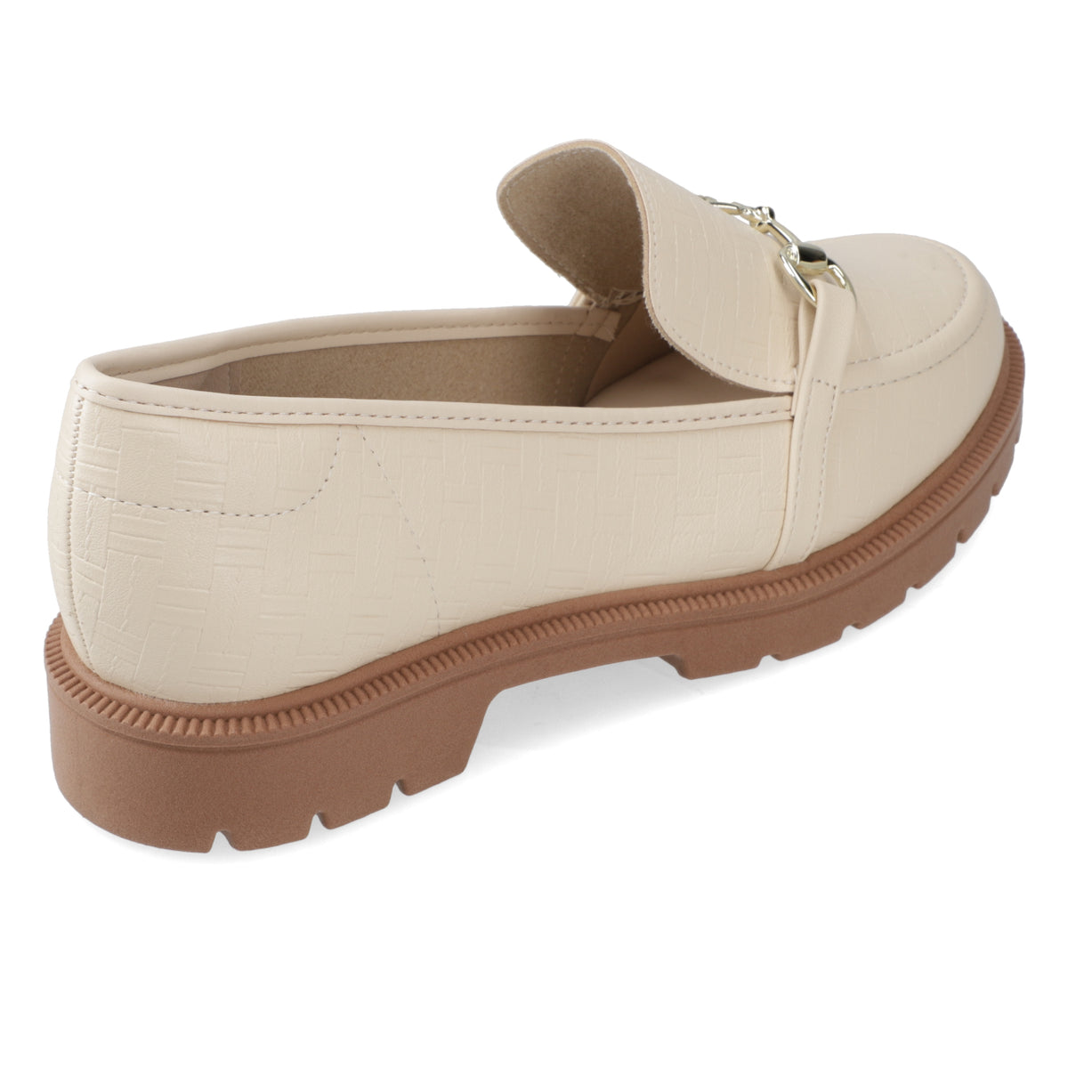 Mocasin Crema Beira Rio 35 / Crema