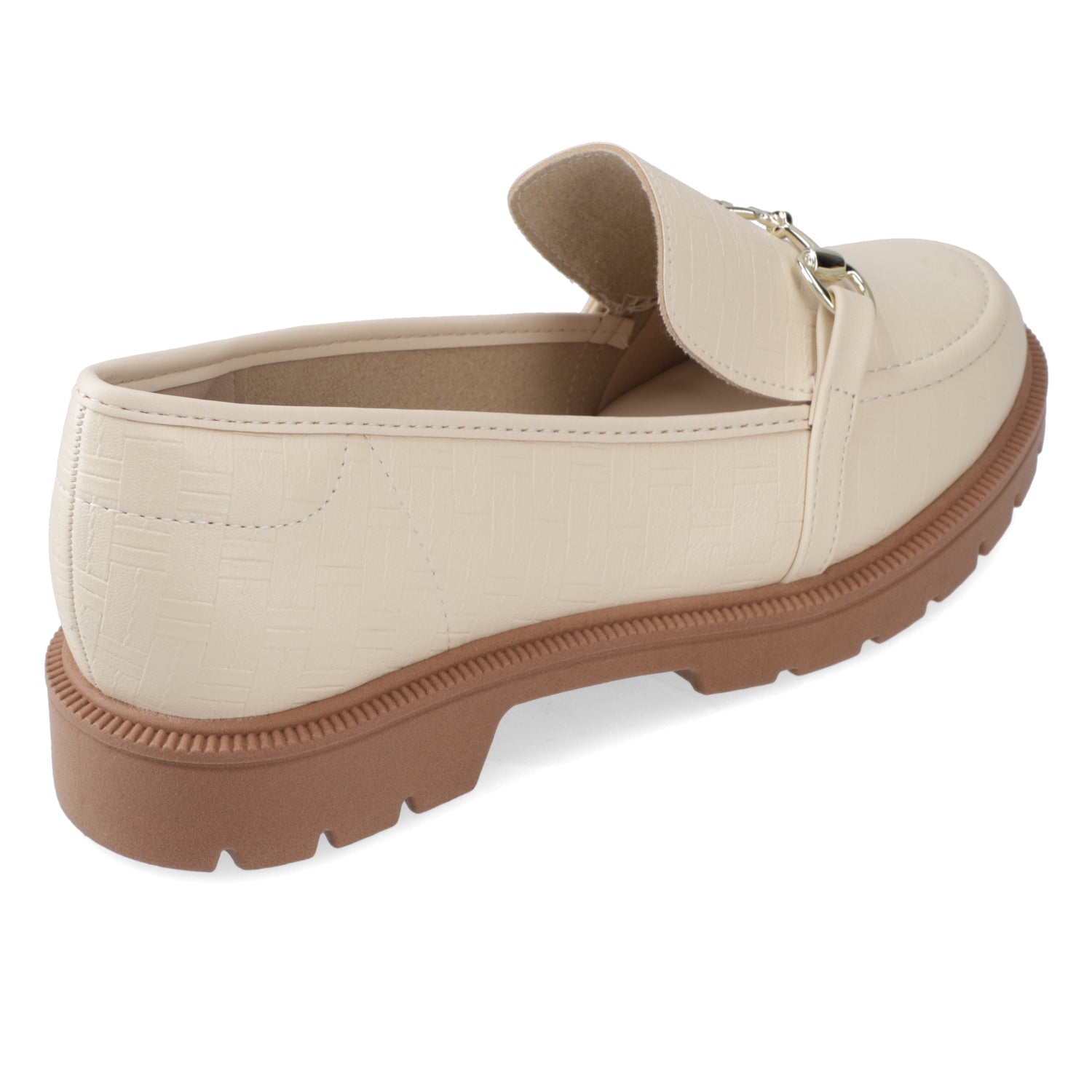 Mocasin Crema Beira Rio 35 / Crema