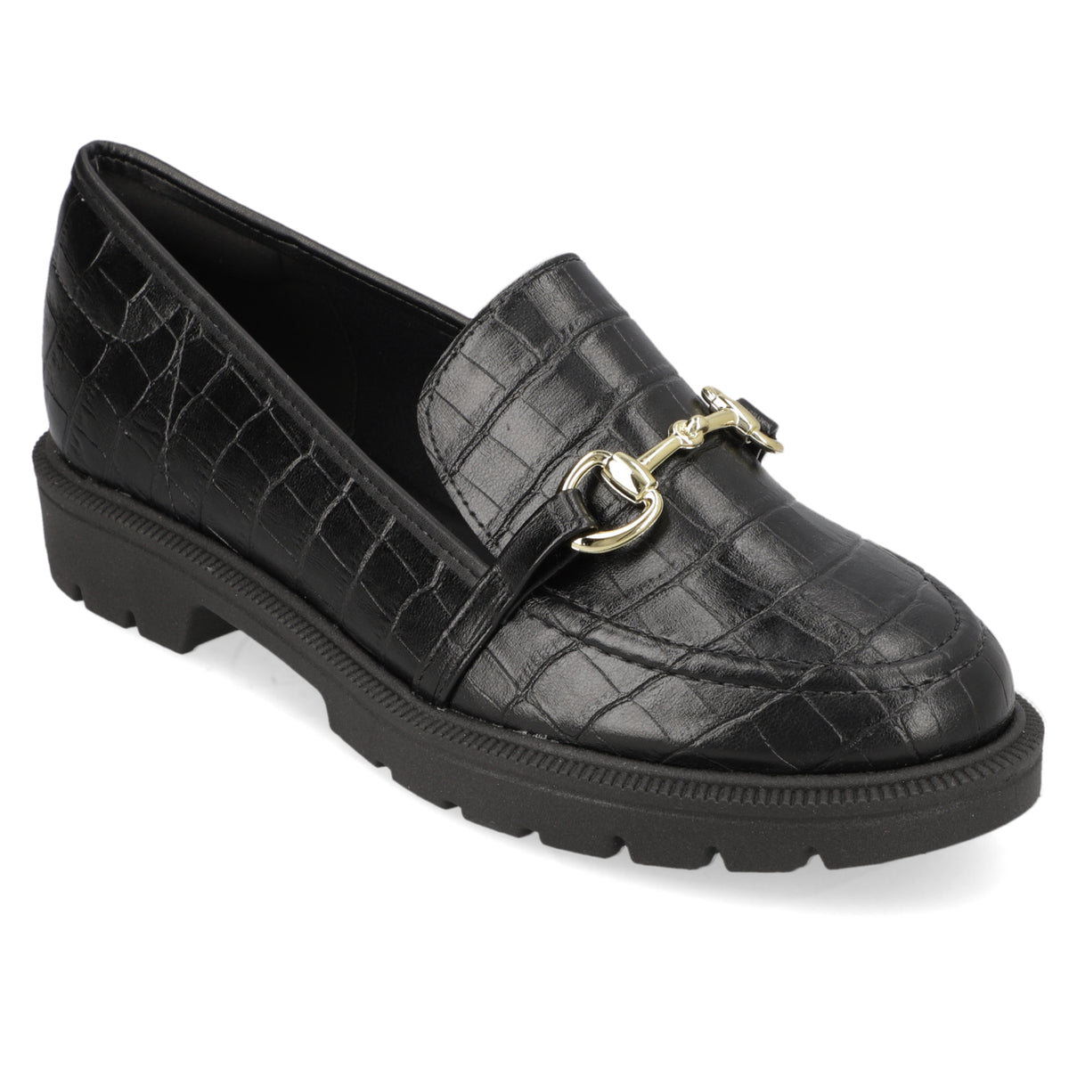 Mocasin Negro Beira Rio 35 / Negro