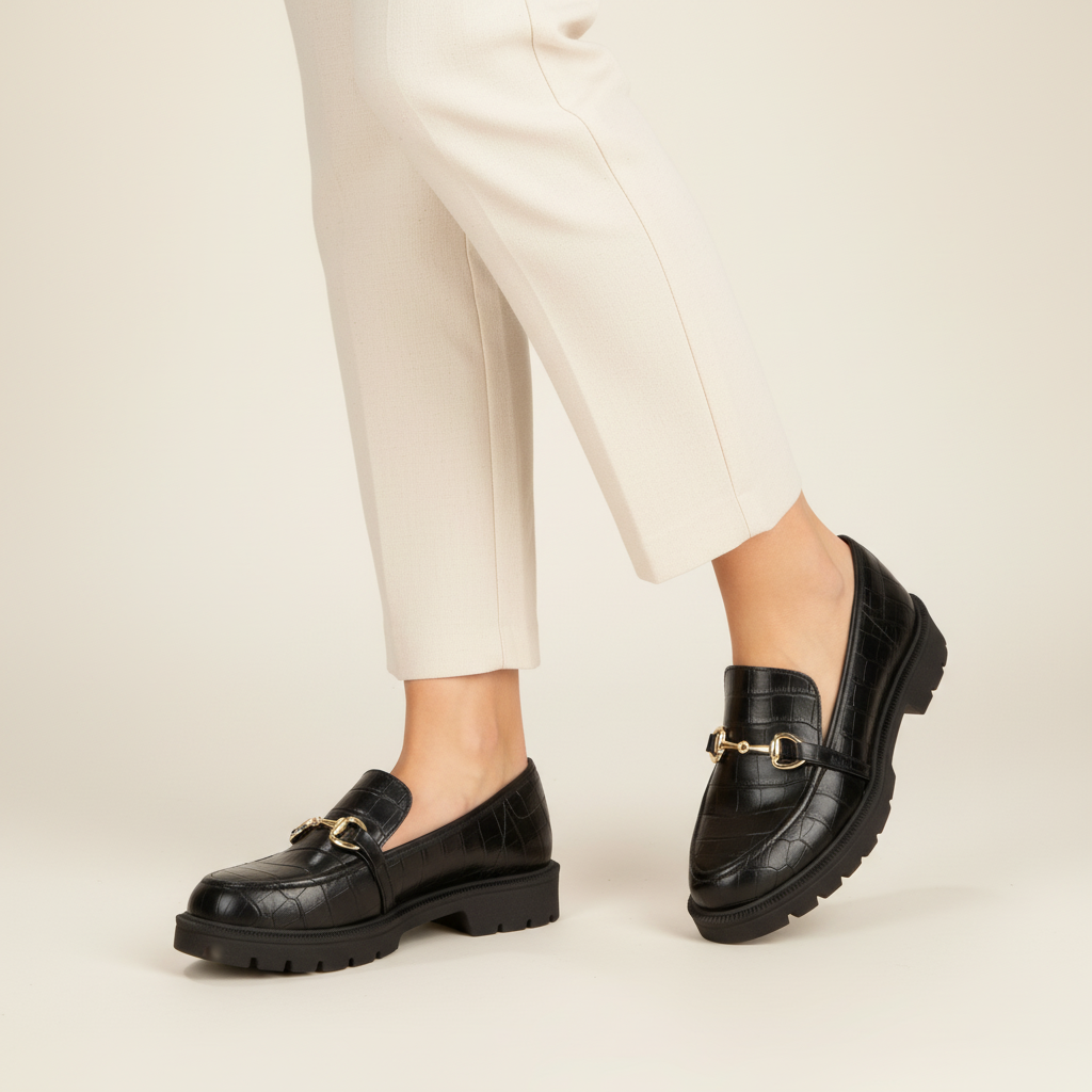 Mocasin Negro Beira Rio 35 / Negro