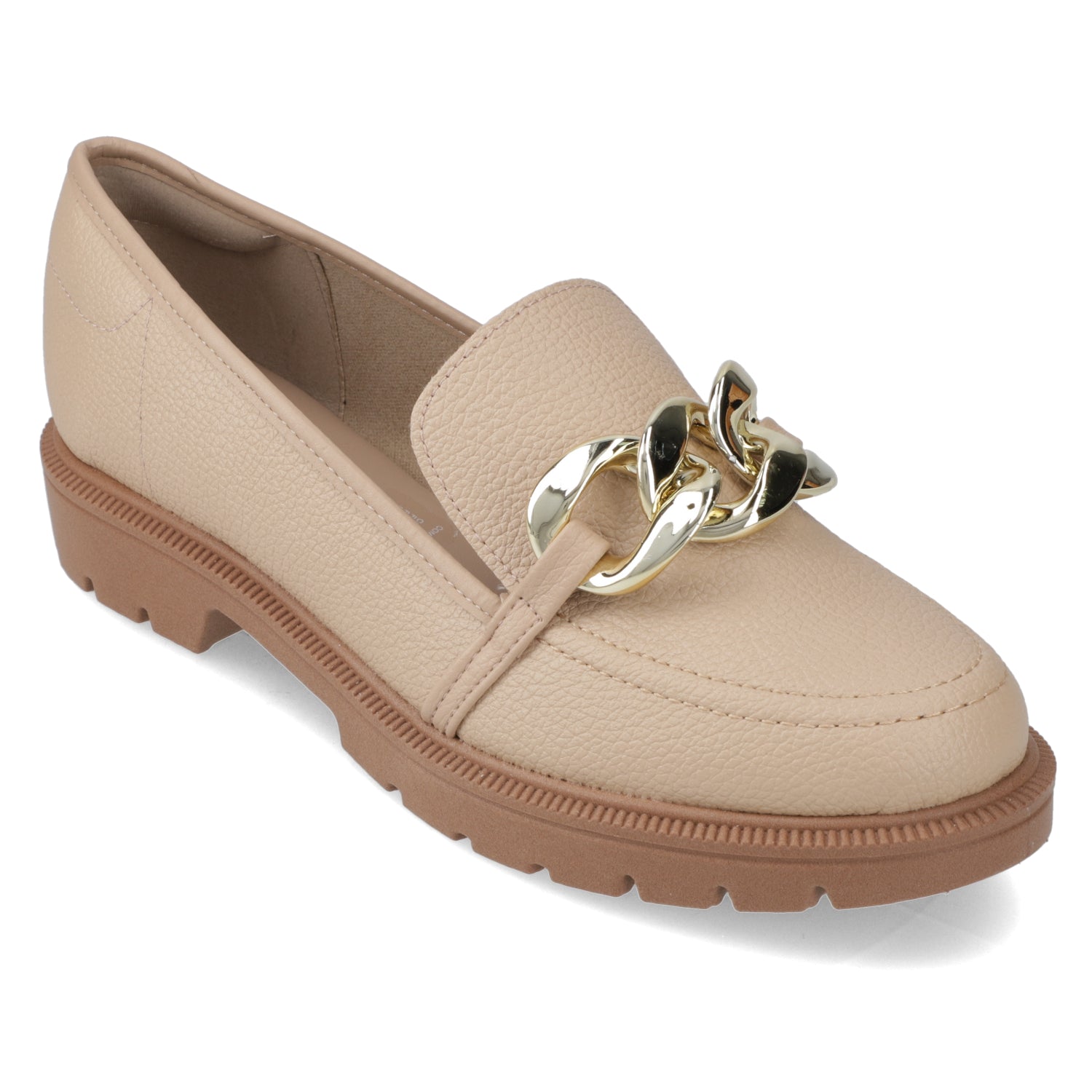 Mocasin Beige Beira Rio 35 / Beige
