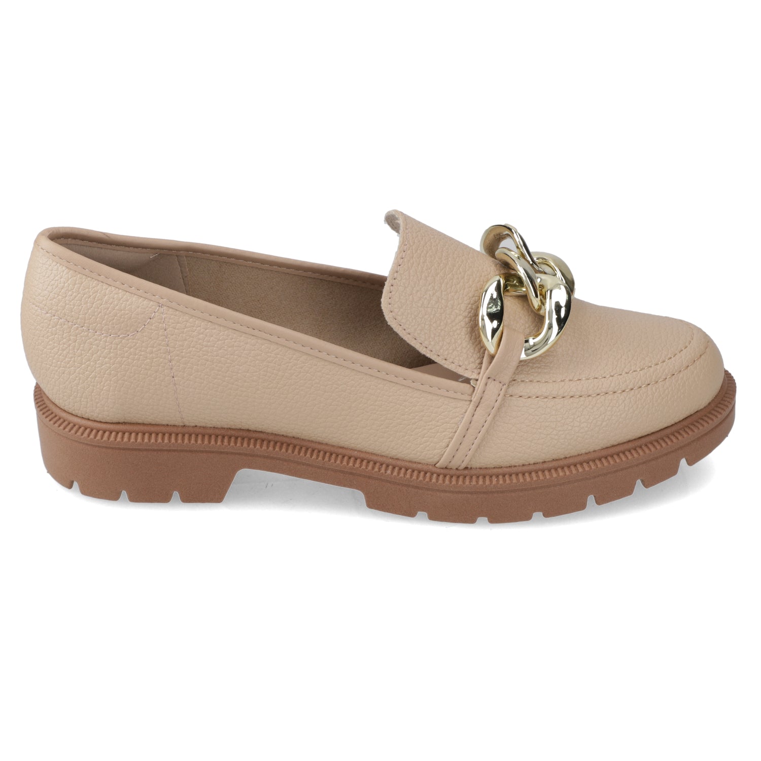 Mocasin Beige Beira Rio 35 / Beige