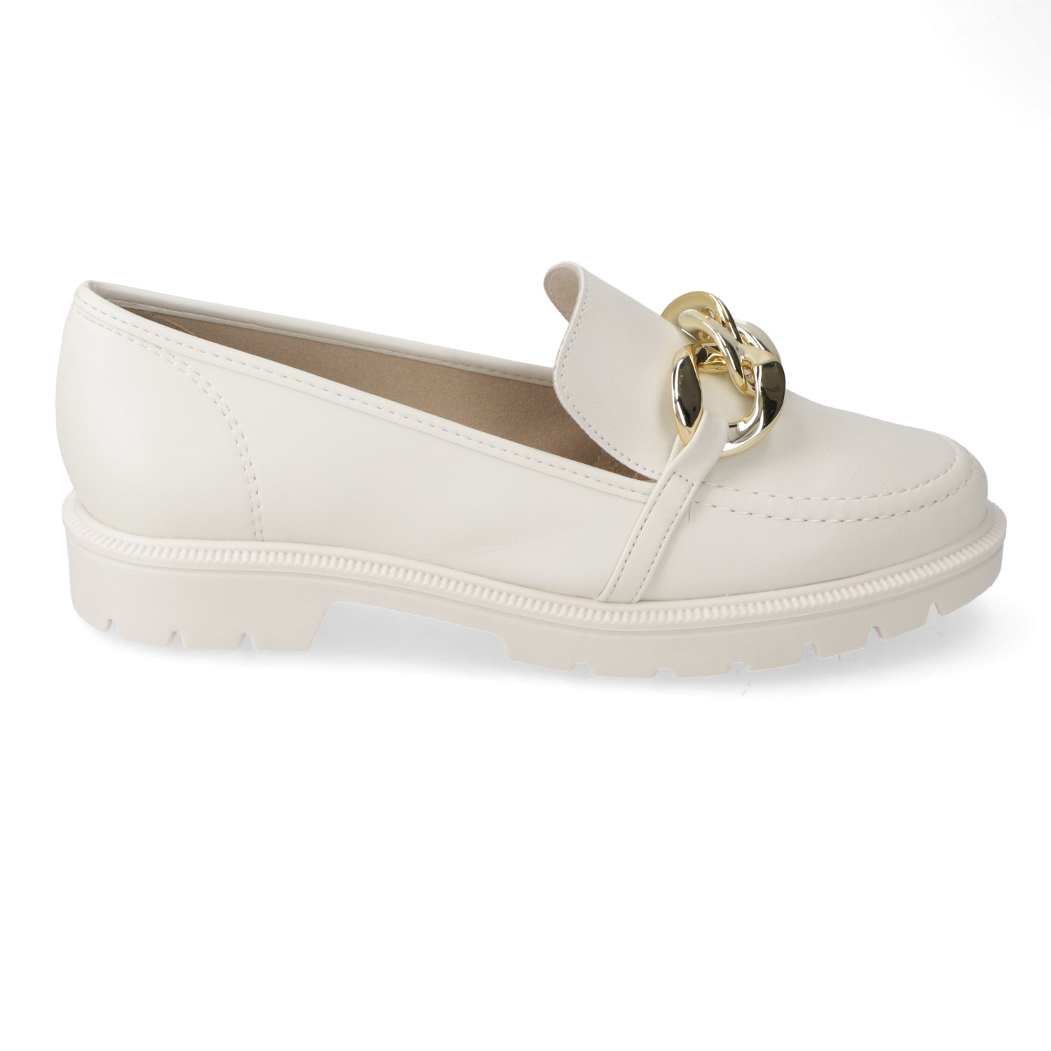 Mocasin Eco Cuero Blanco