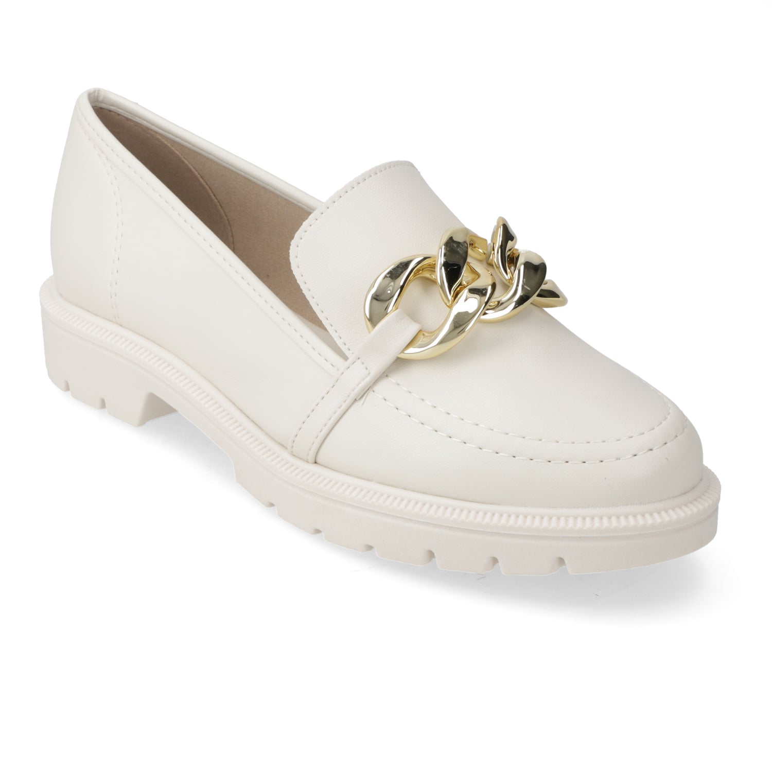 Mocasin Eco Cuero Blanco