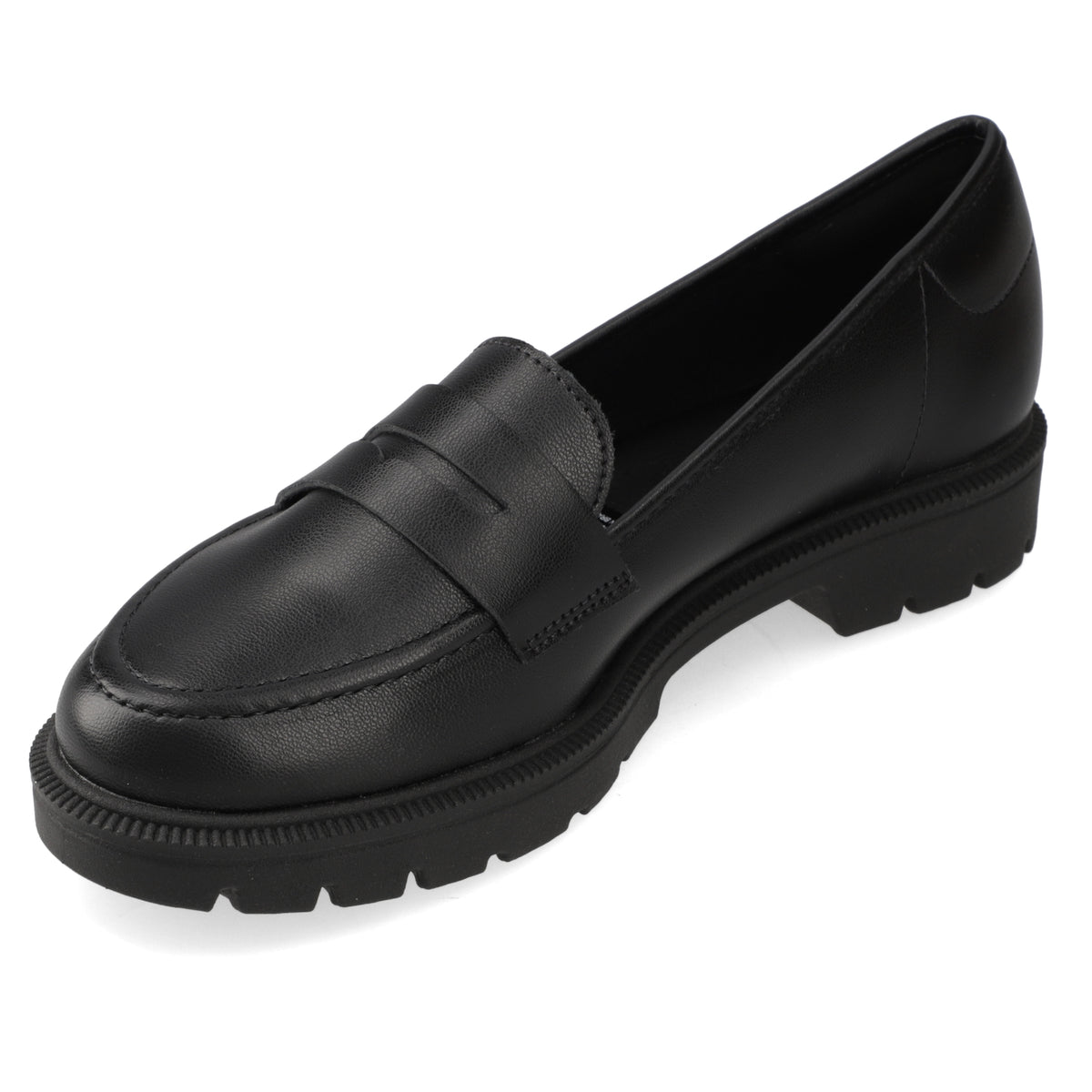 Mocasin Eco Cuero Negro 35 / Negro