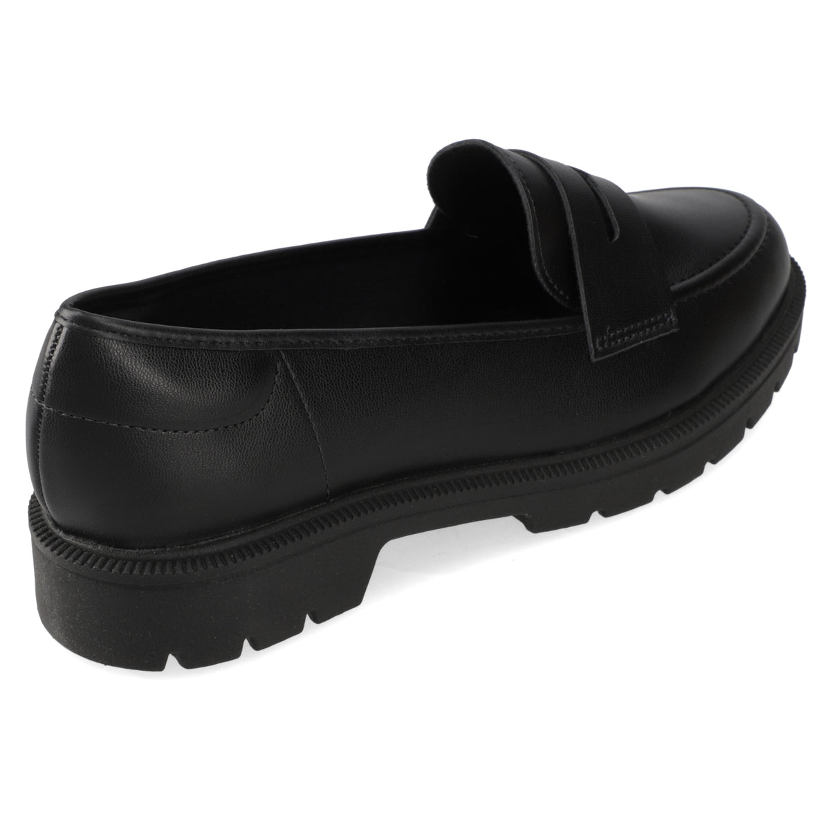 Mocasin Eco Cuero Negro 35 / Negro