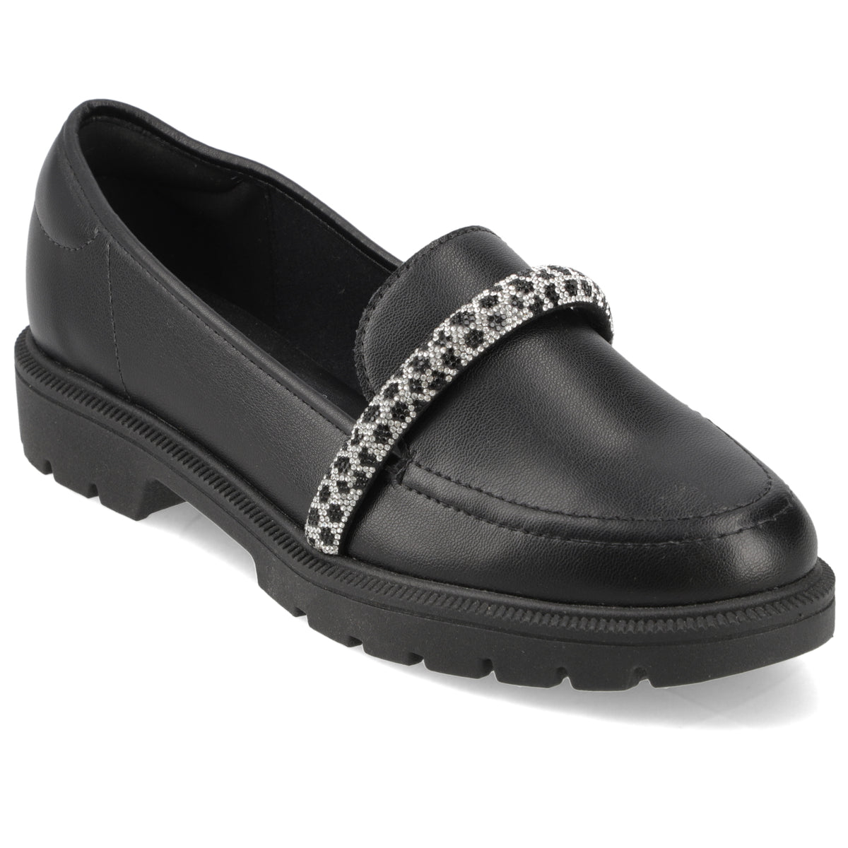 Mocasin Negro Beira Rio