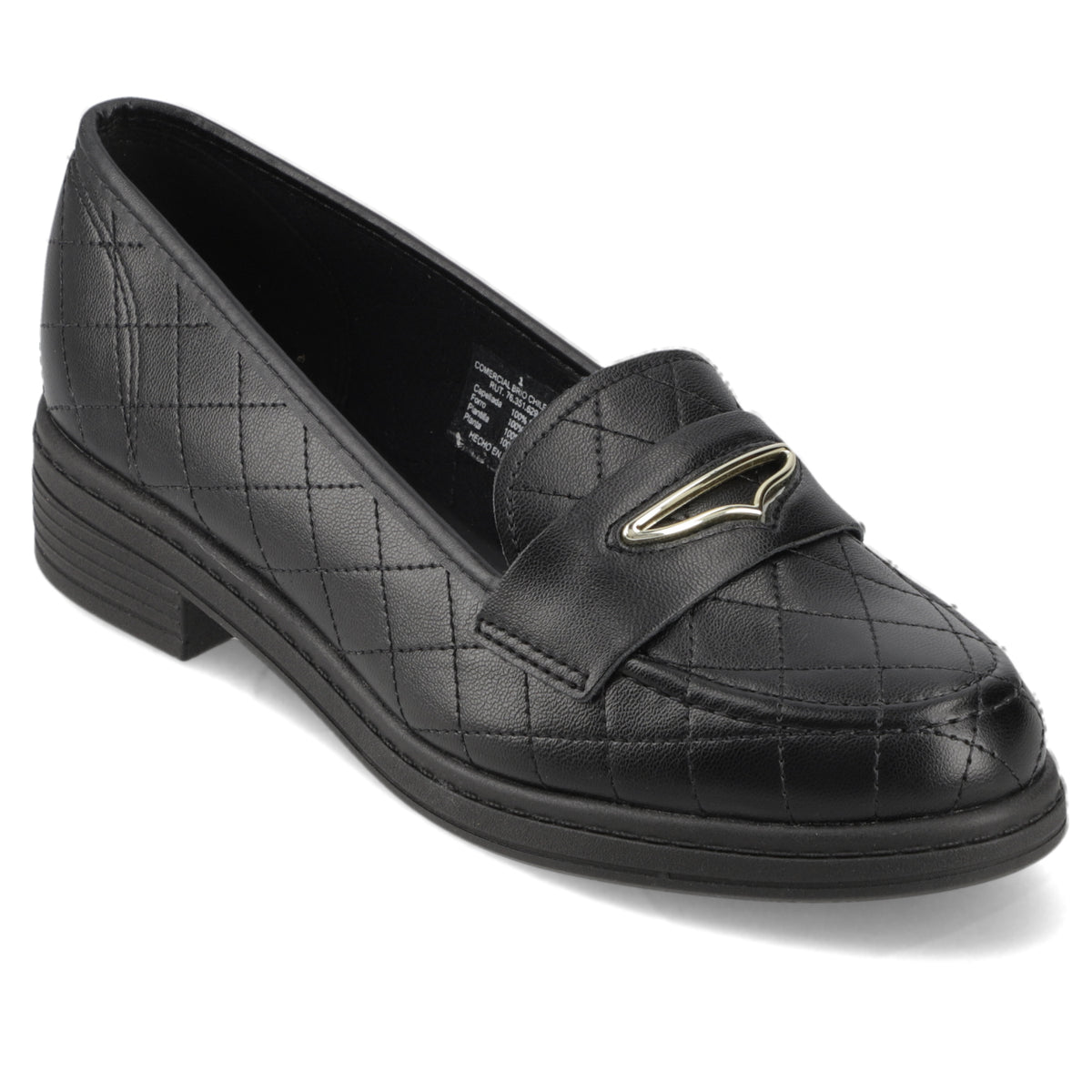 Mocasin Negro Beira Rio