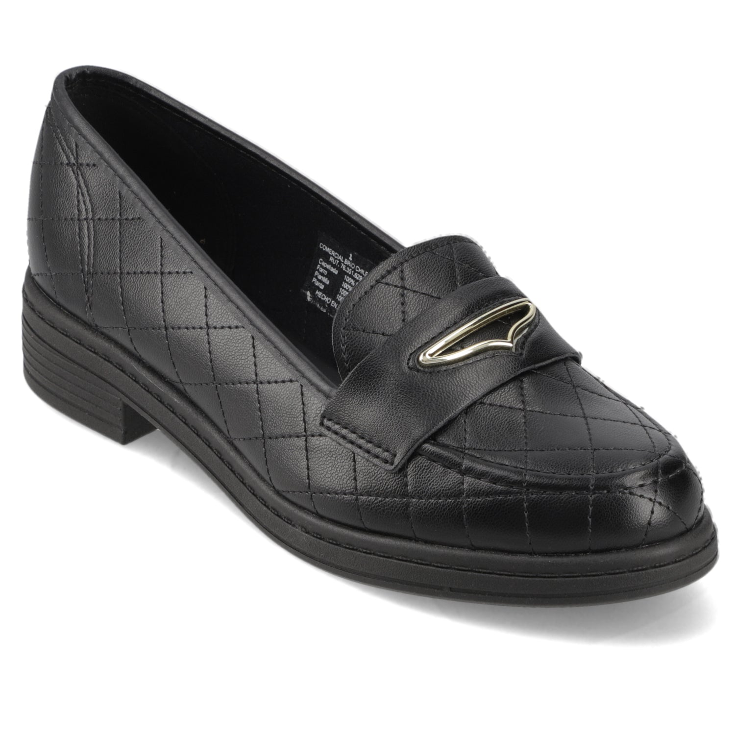 Mocasin Negro Beira Rio