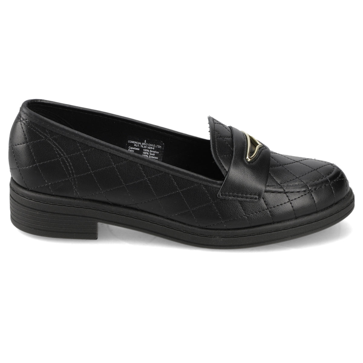 Mocasin Negro Beira Rio