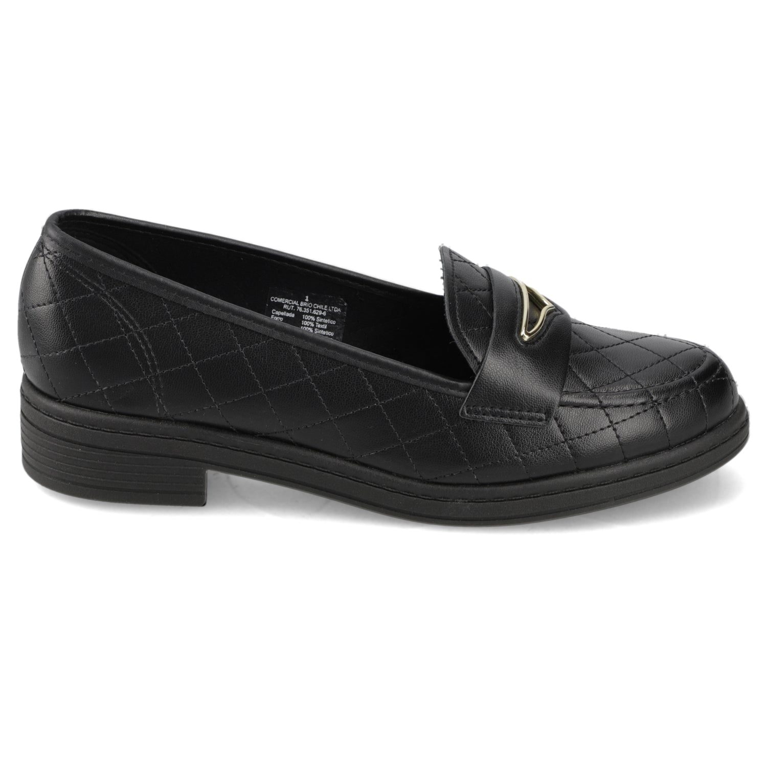 Mocasin Negro Beira Rio