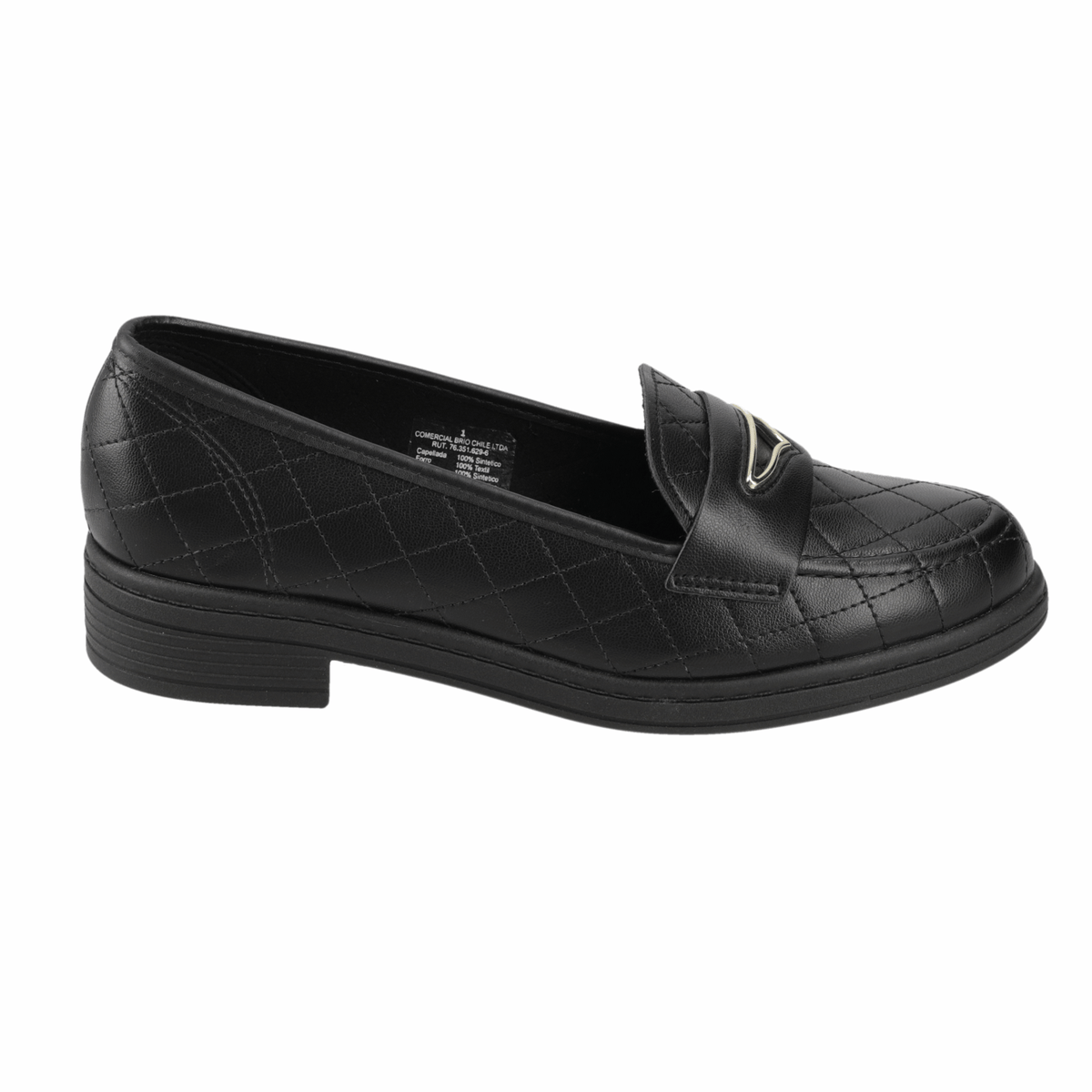 Mocasin Negro Beira Rio