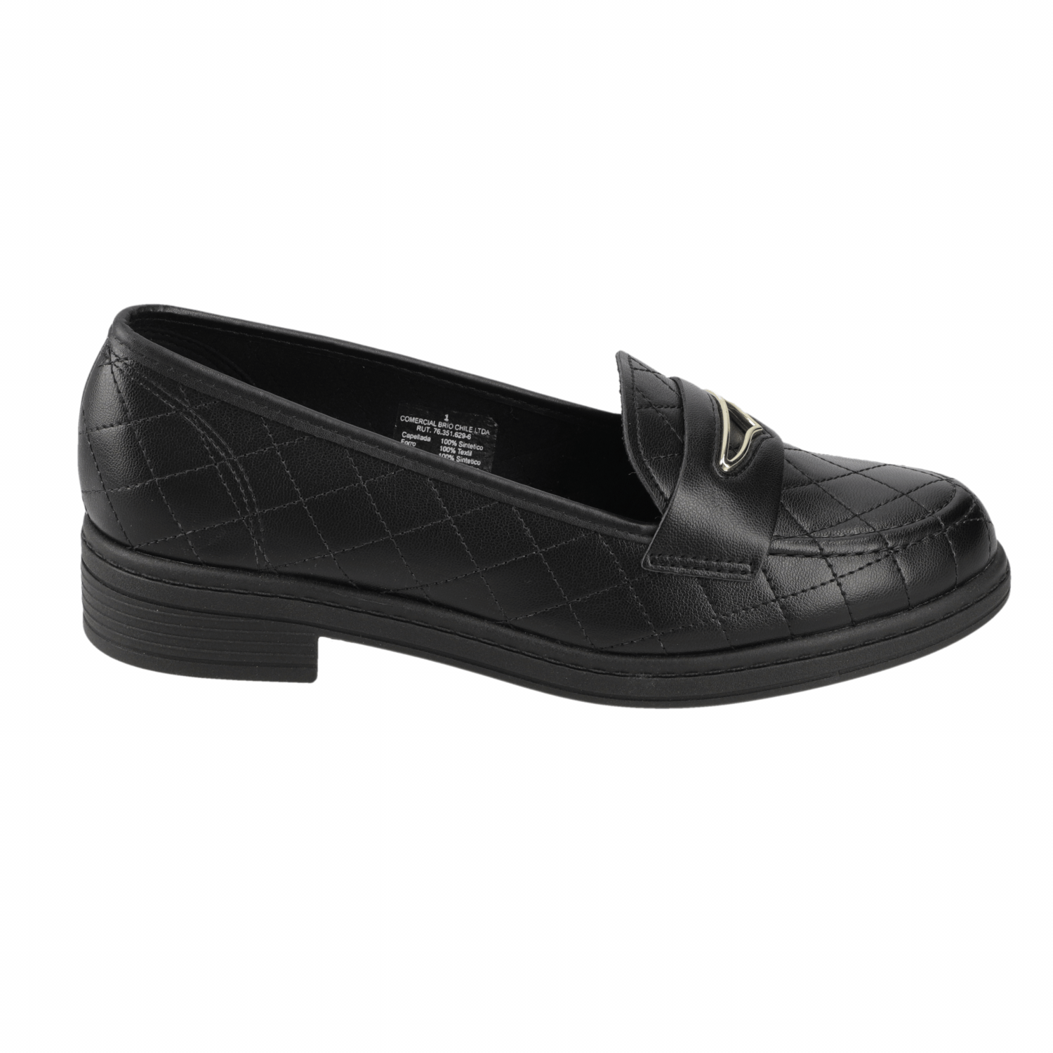 Mocasin Negro Beira Rio