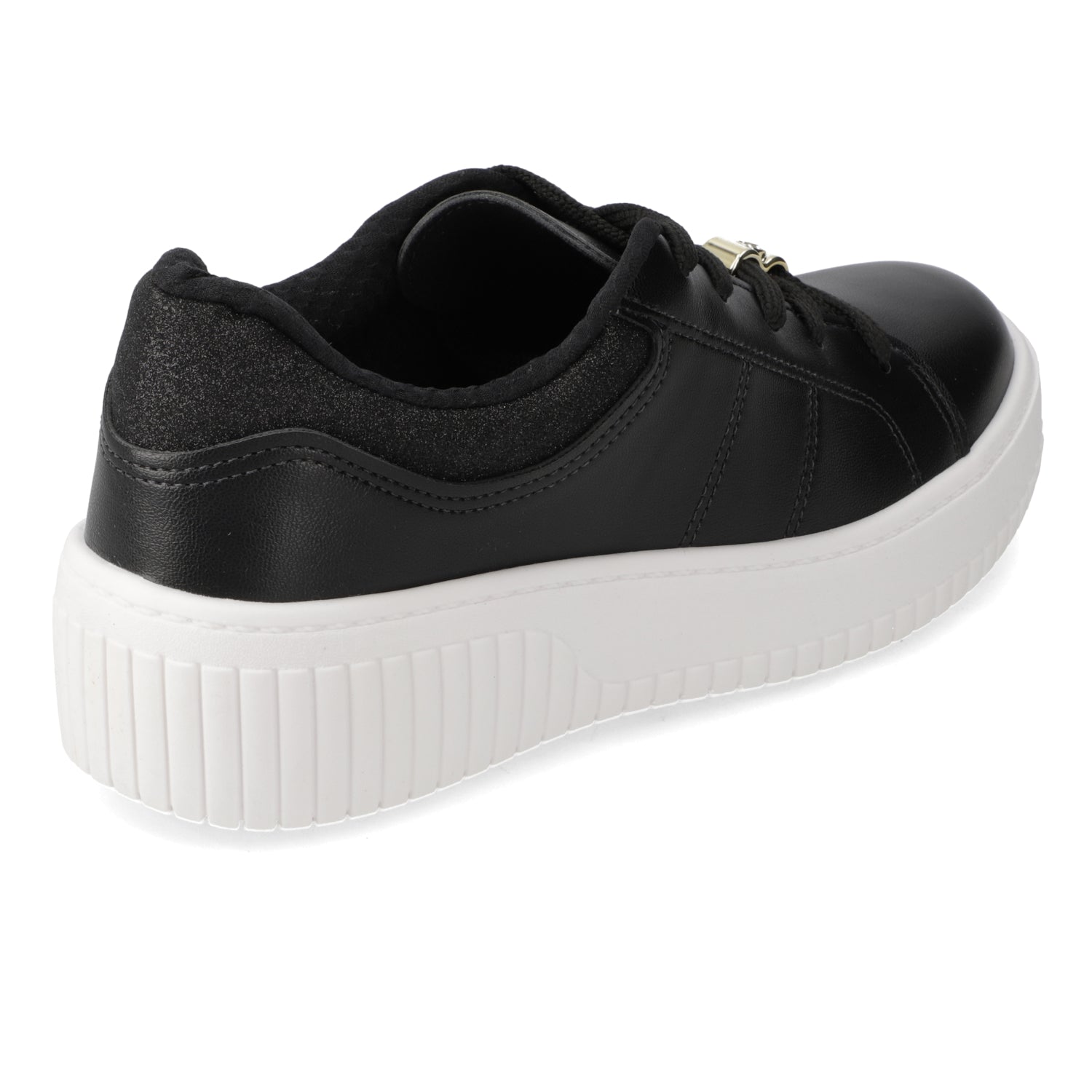 Zapatilla Casual Eco Cuero Beira Rio Negro