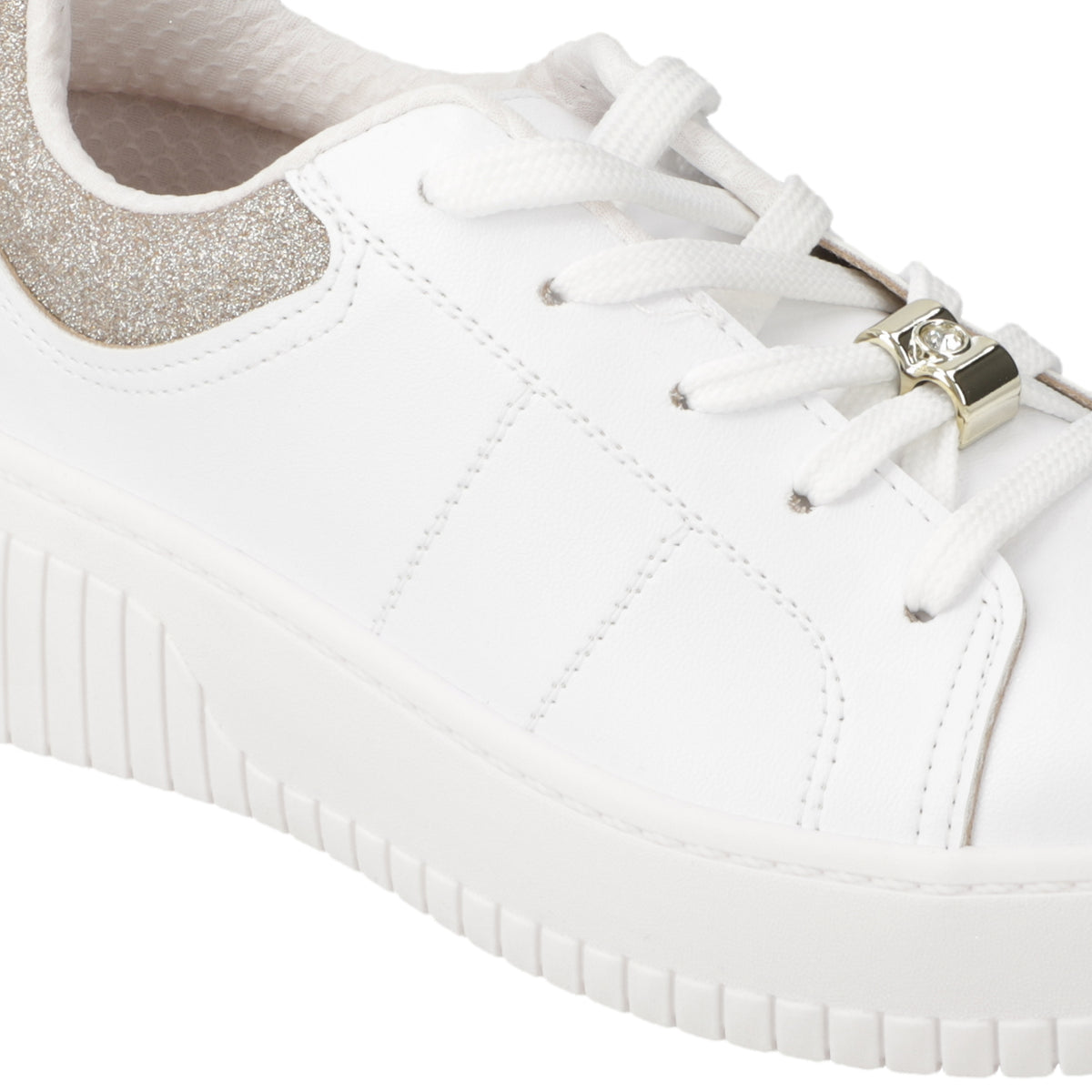 Zapatilla Casual Glitter Blanco Beira Rio