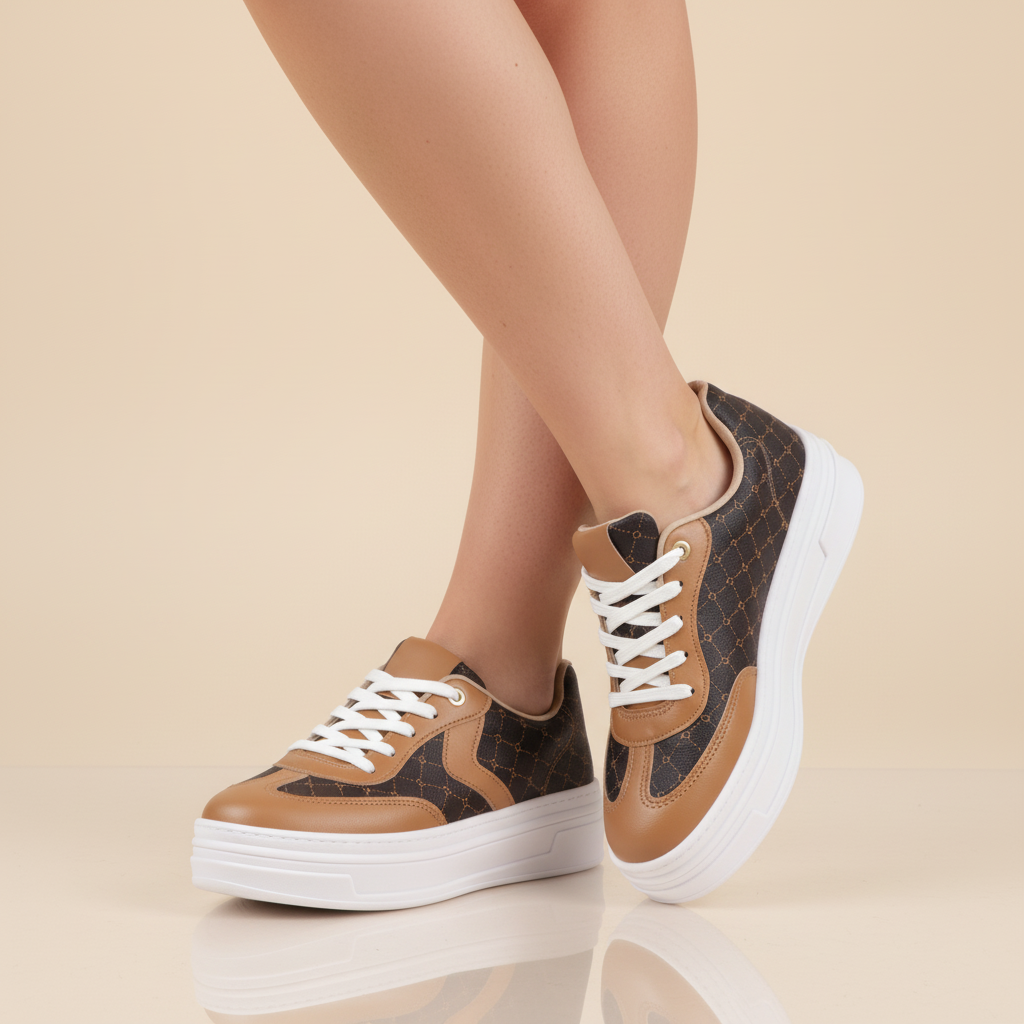 Zapatilla Casual Camel Beira Rio 35 / Camel