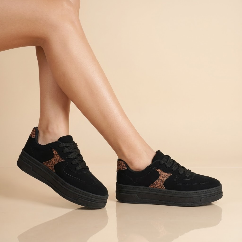 Zapatillas Casuales Negro Beira Rio