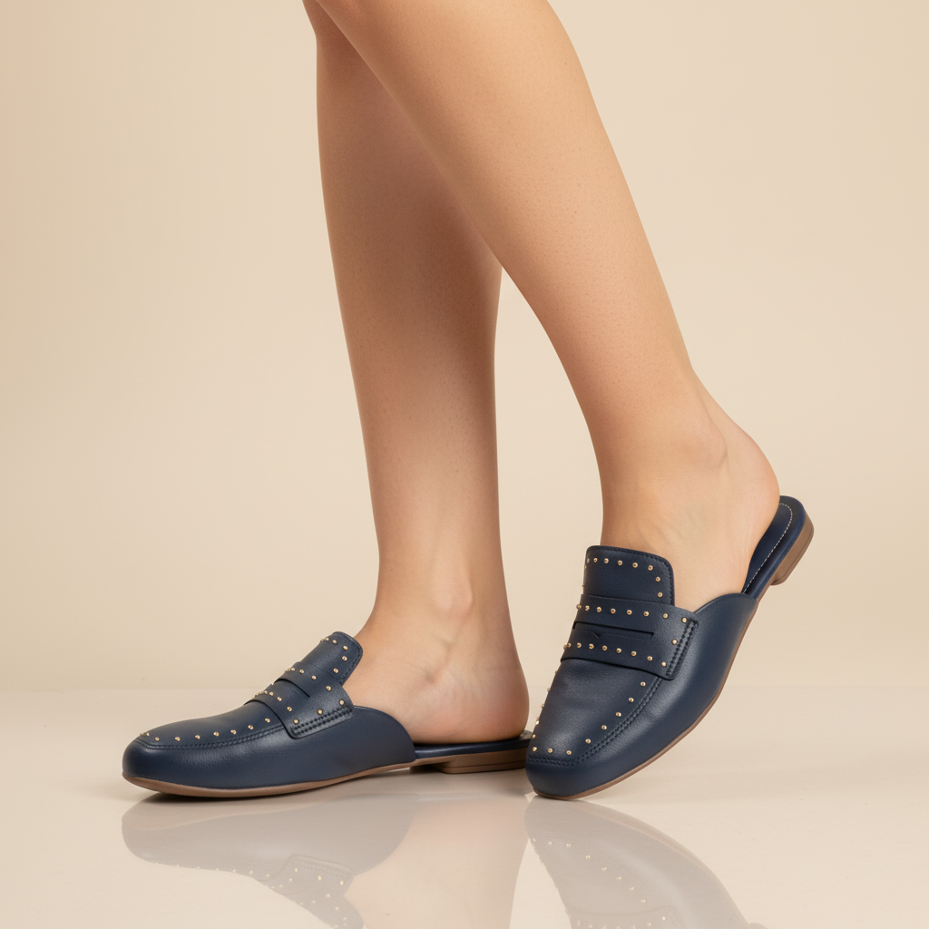 Babuchas Azul Marino Beira Rio