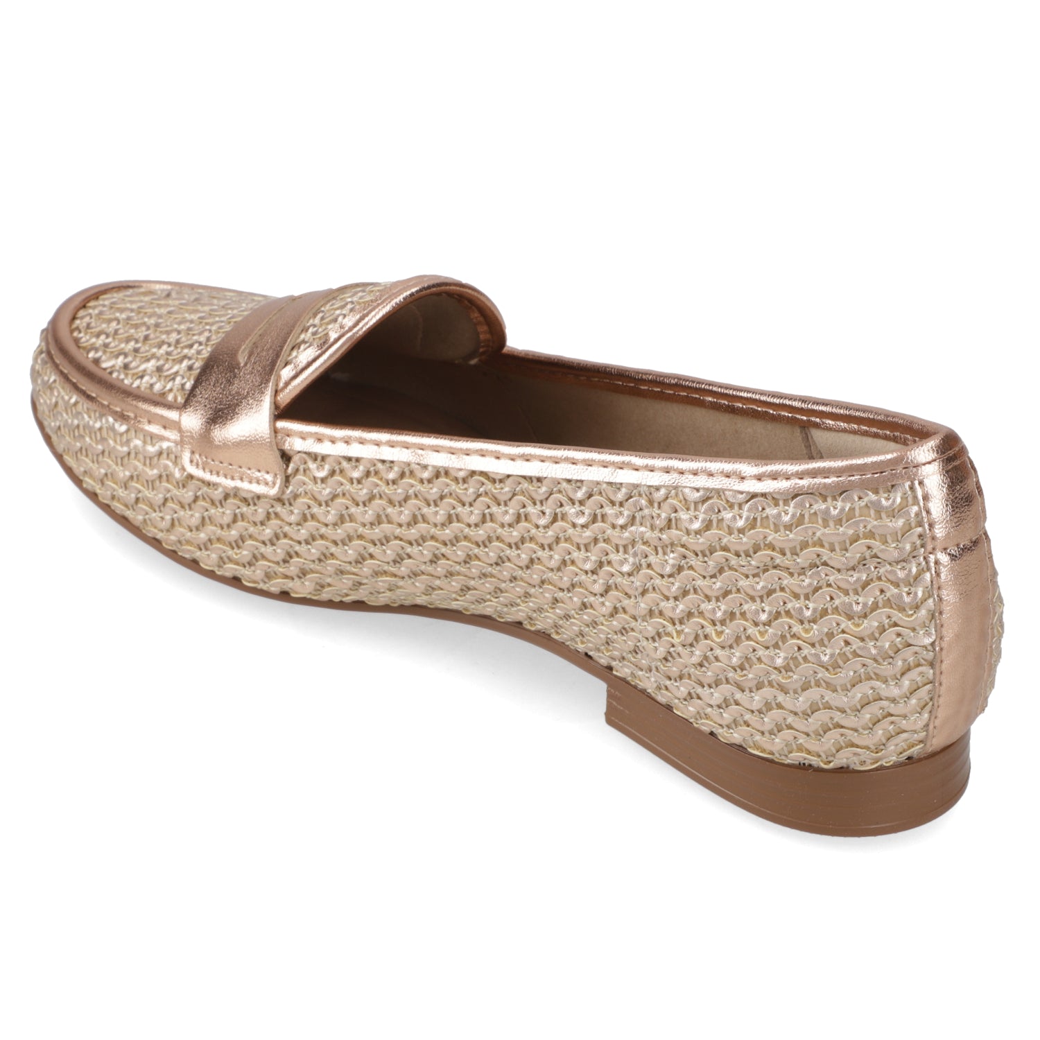 Mocasines Rose Gold Beira Rio 35 / Rose Gold