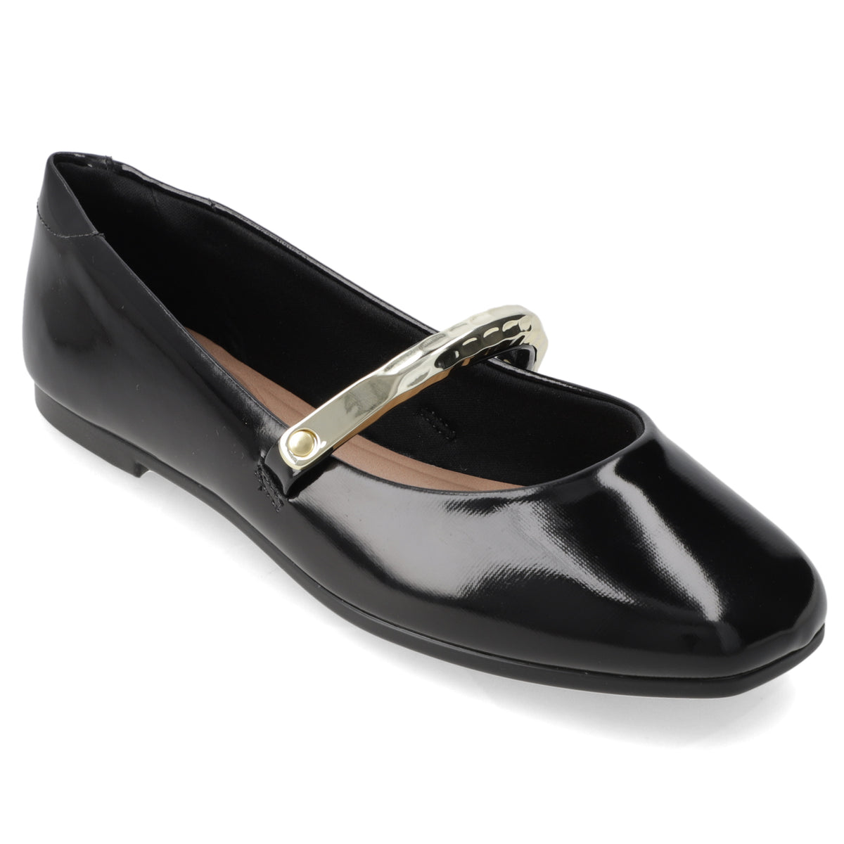 Ballerina Negro Beira Rio Efecto Charol 35 / Negro