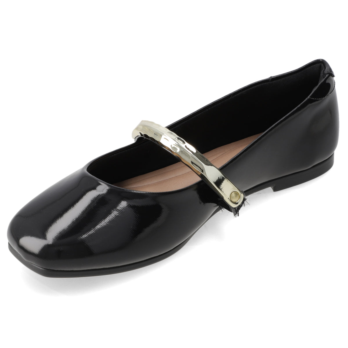Ballerina Negro Beira Rio Efecto Charol 35 / Negro