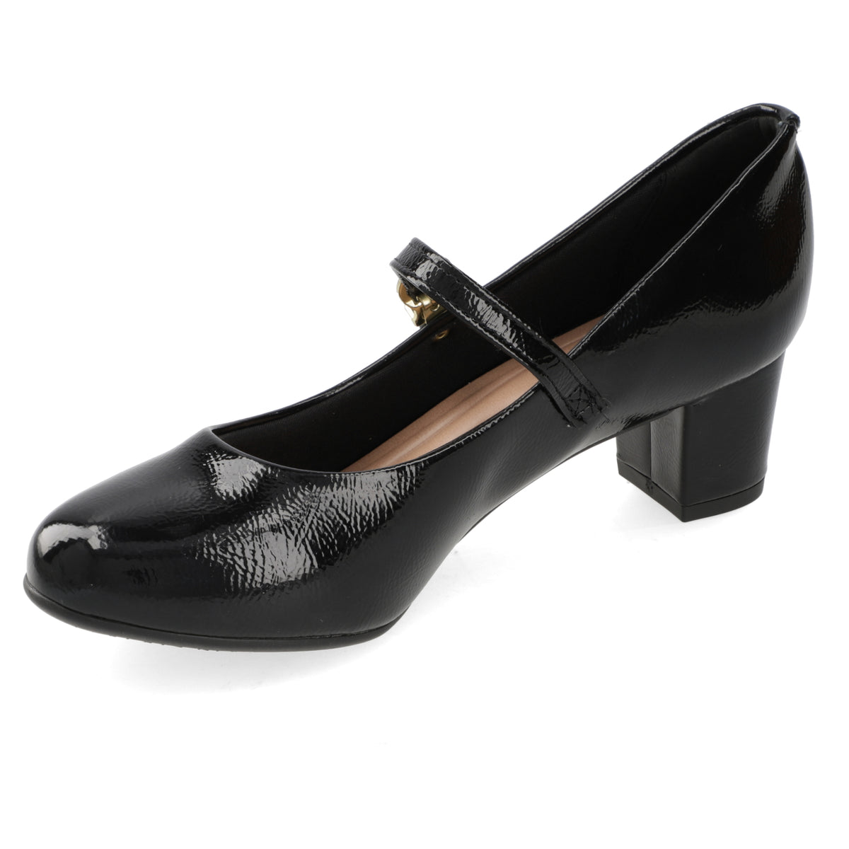 Taco Ancho 5 cm Negro Beira Rio 35 / Negro