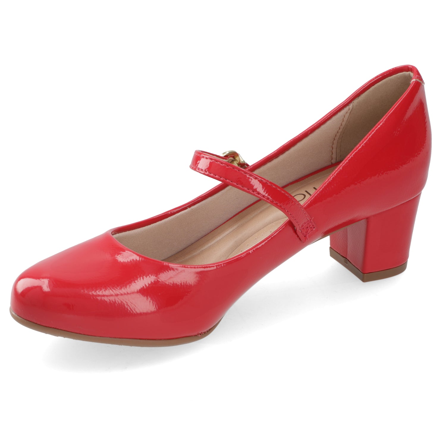 Taco Ancho 5 cm Rojo Beira Rio 35 / Rojo