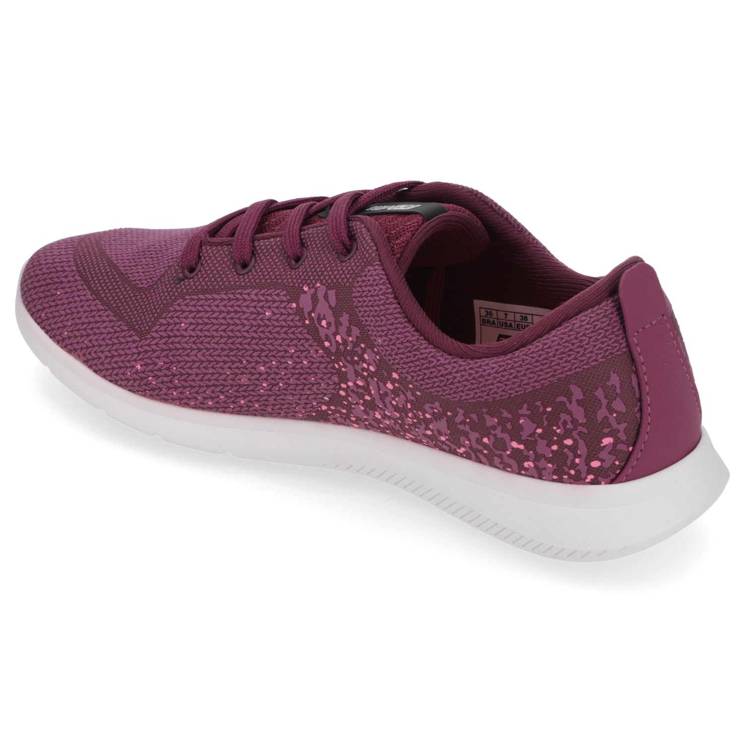 Zapatilla Mujer Deportiva Actvitta Malla Carmín