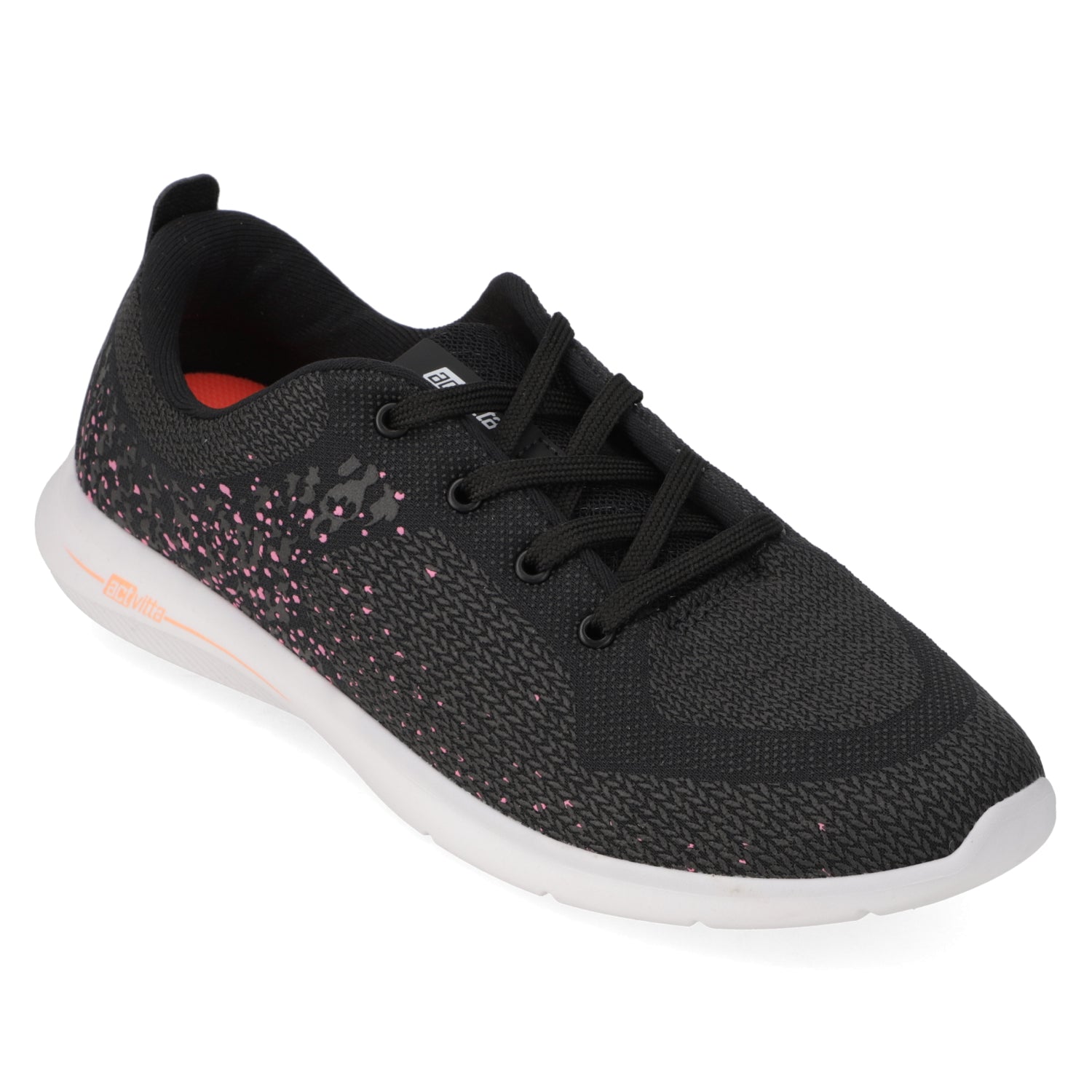 Zapatilla Mujer Deportiva Actvitta Malla Negro