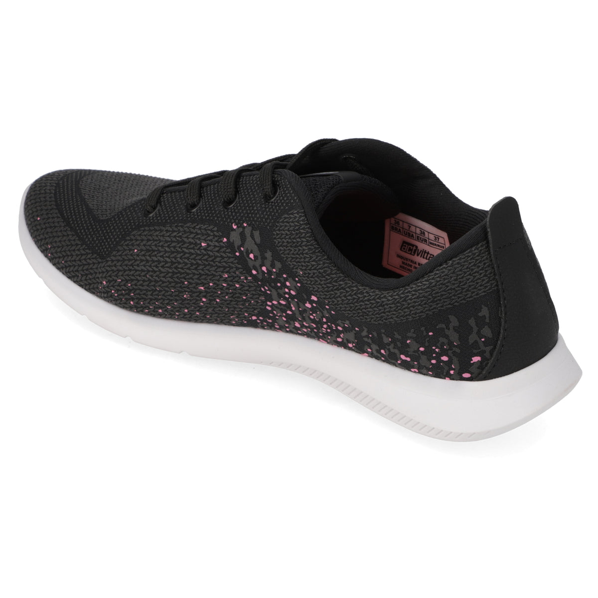 Zapatilla Mujer Deportiva Actvitta Malla Negro