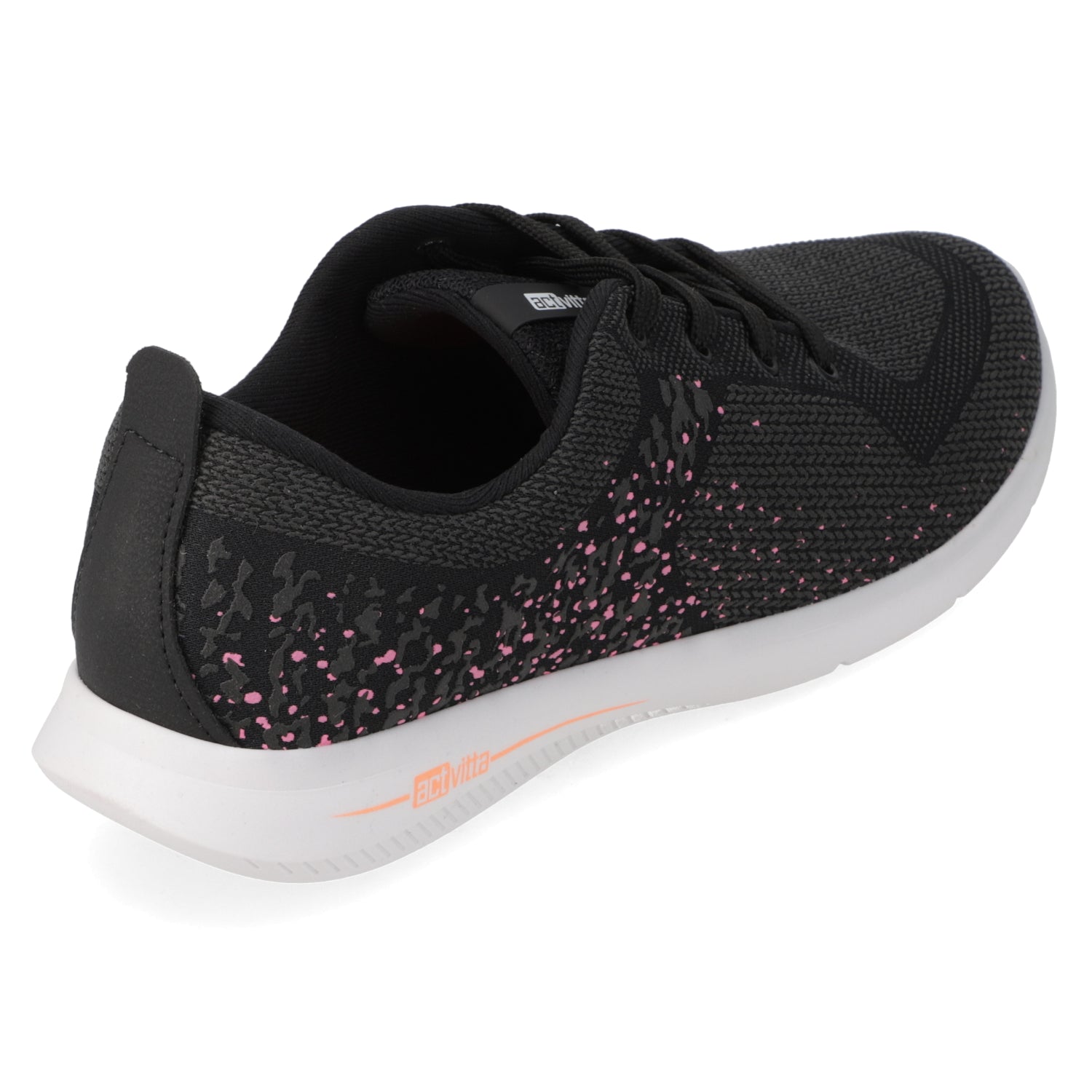 Zapatilla Mujer Deportiva Actvitta Malla Negro