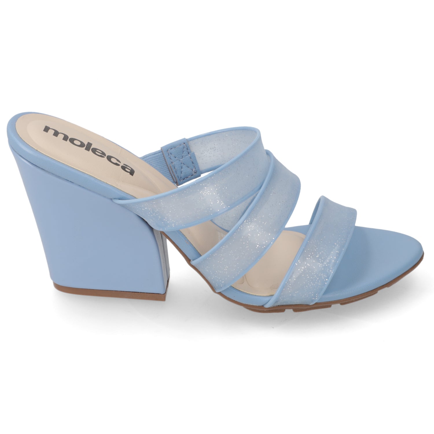 Sandalia Mujer Moleca Azul