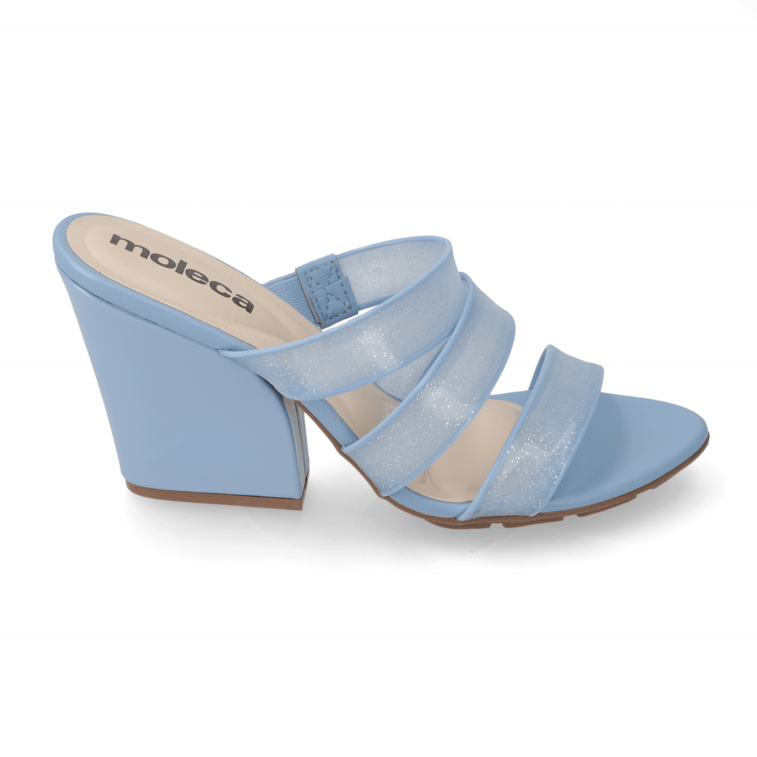 Sandalia Mujer Moleca Azul