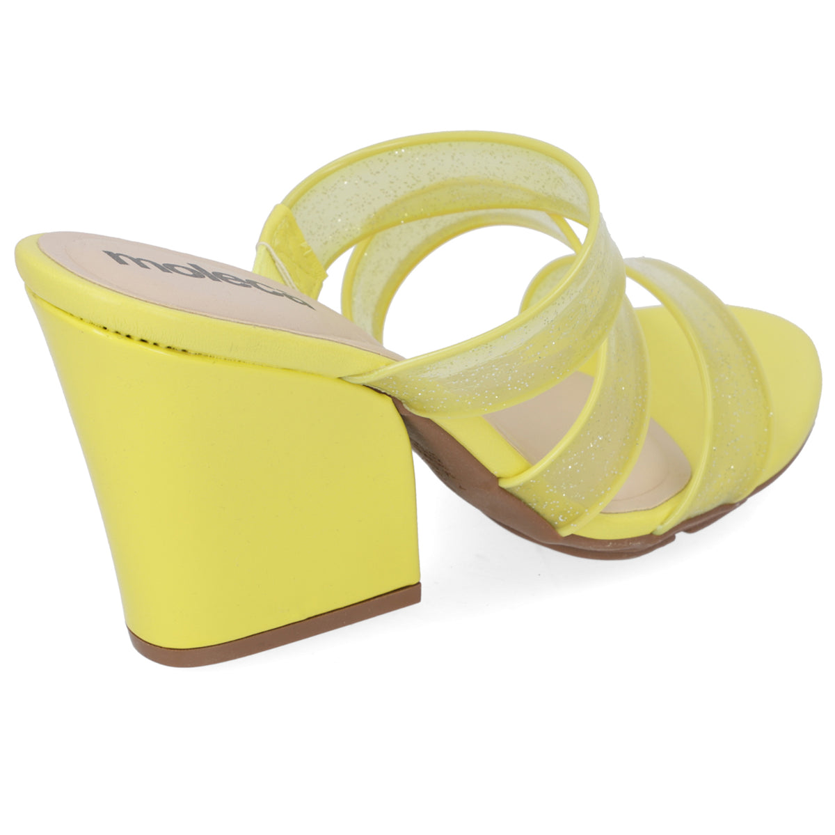 Sandalia Mujer Moleca Amarillo