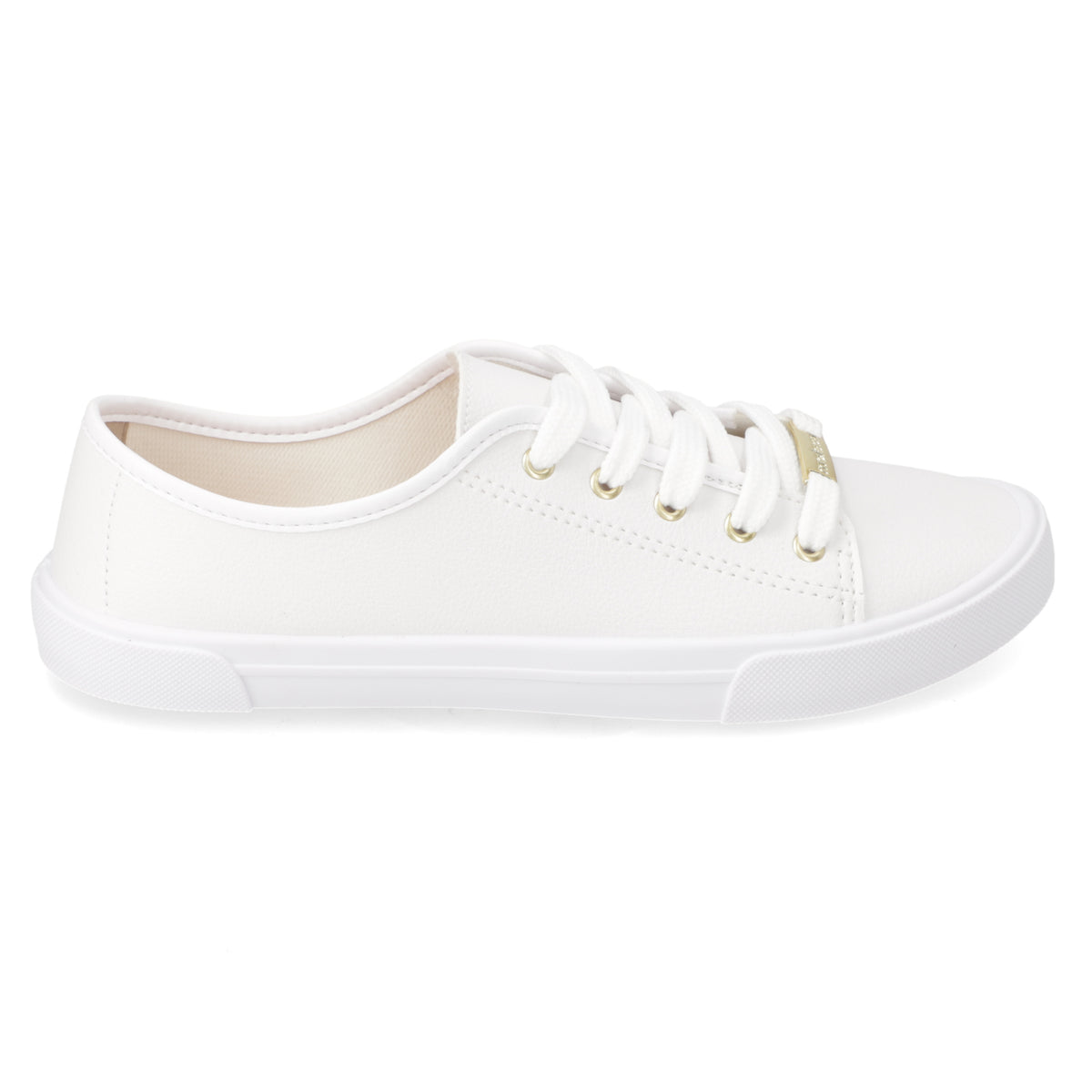 Zapatillas Casuales Blanco Moleca 35 / Blanco