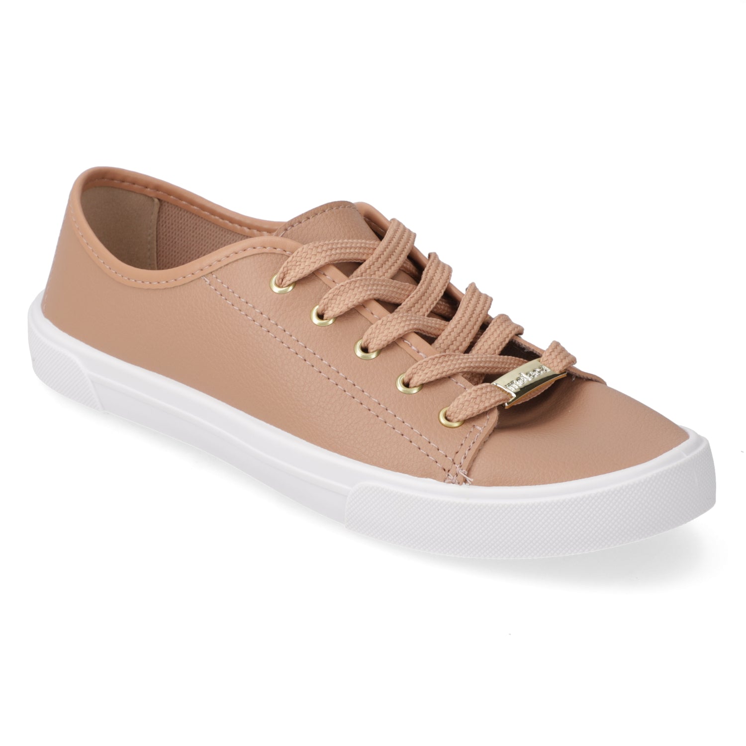 Zapatilla Casual Eco Cuero Nude 35 / Nude